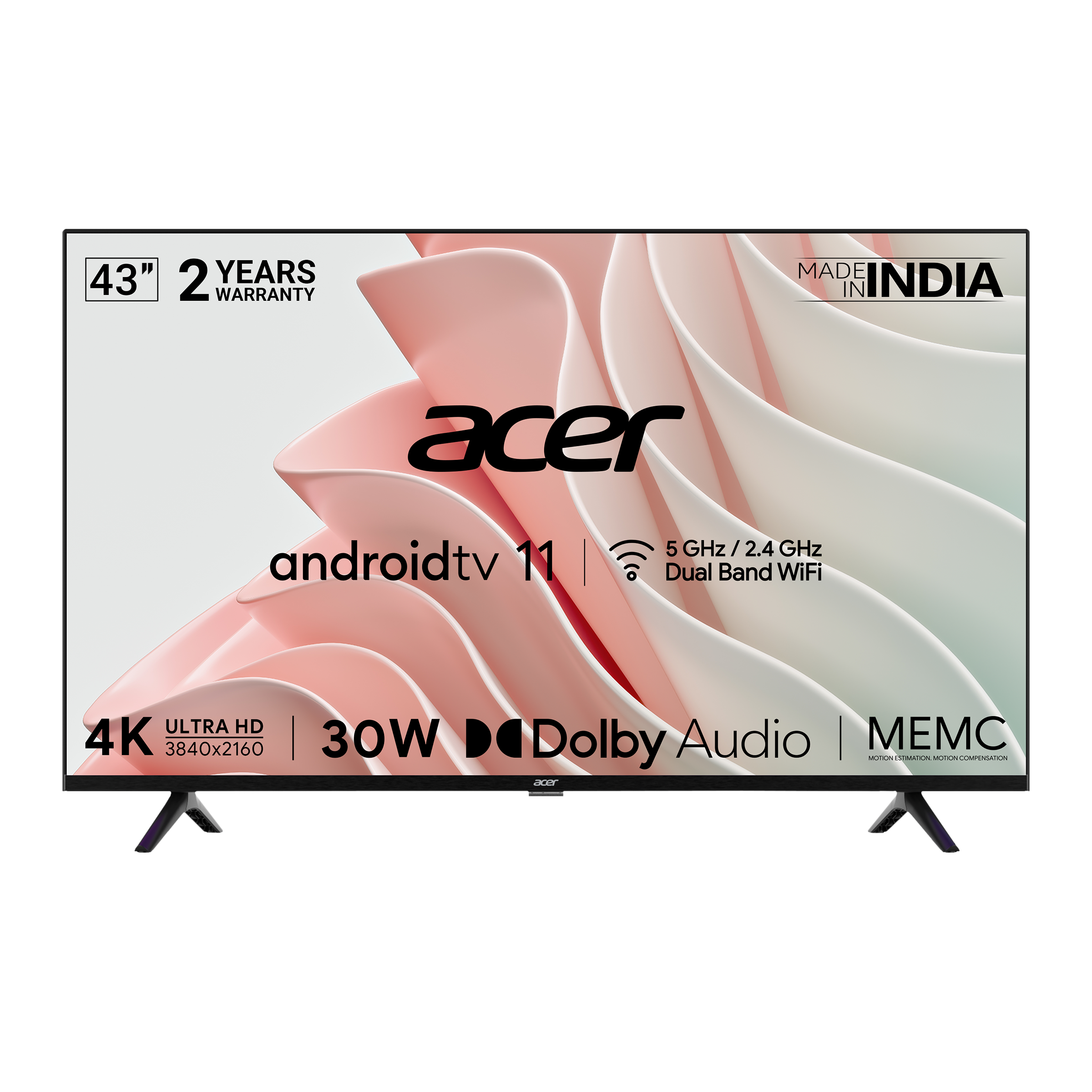 Acer I Series 108 cm (43 inch) 4K Ultra HD LED Android TV with Google Assistant (2022 model)_1