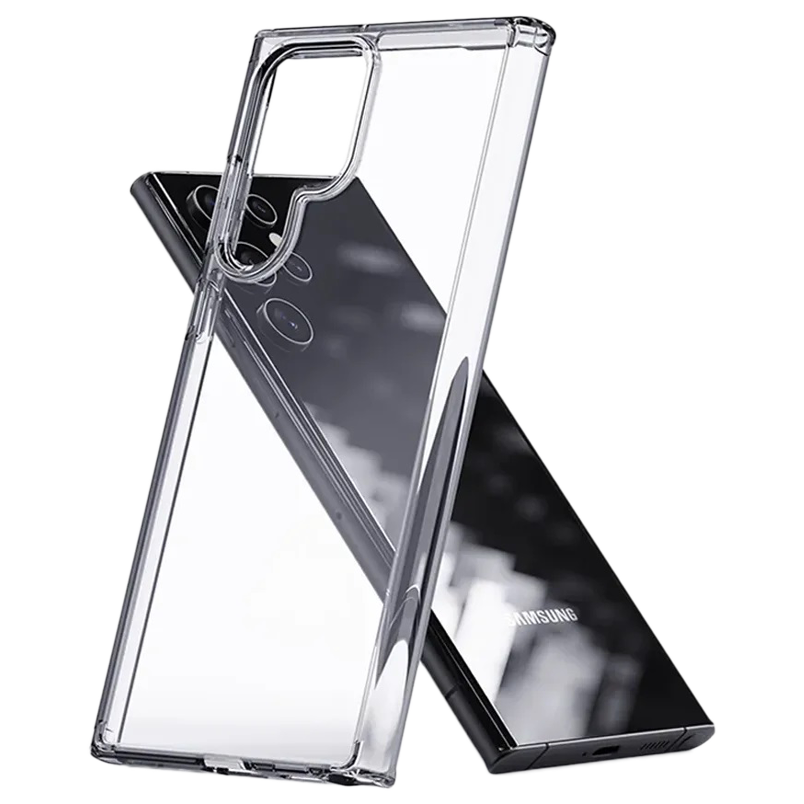 Quix TPU Back Case For Galaxy S21 (Wireless Charging Support, QMDCC000800, Crystal Clear)