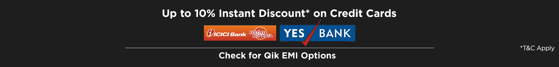 Instant Discount