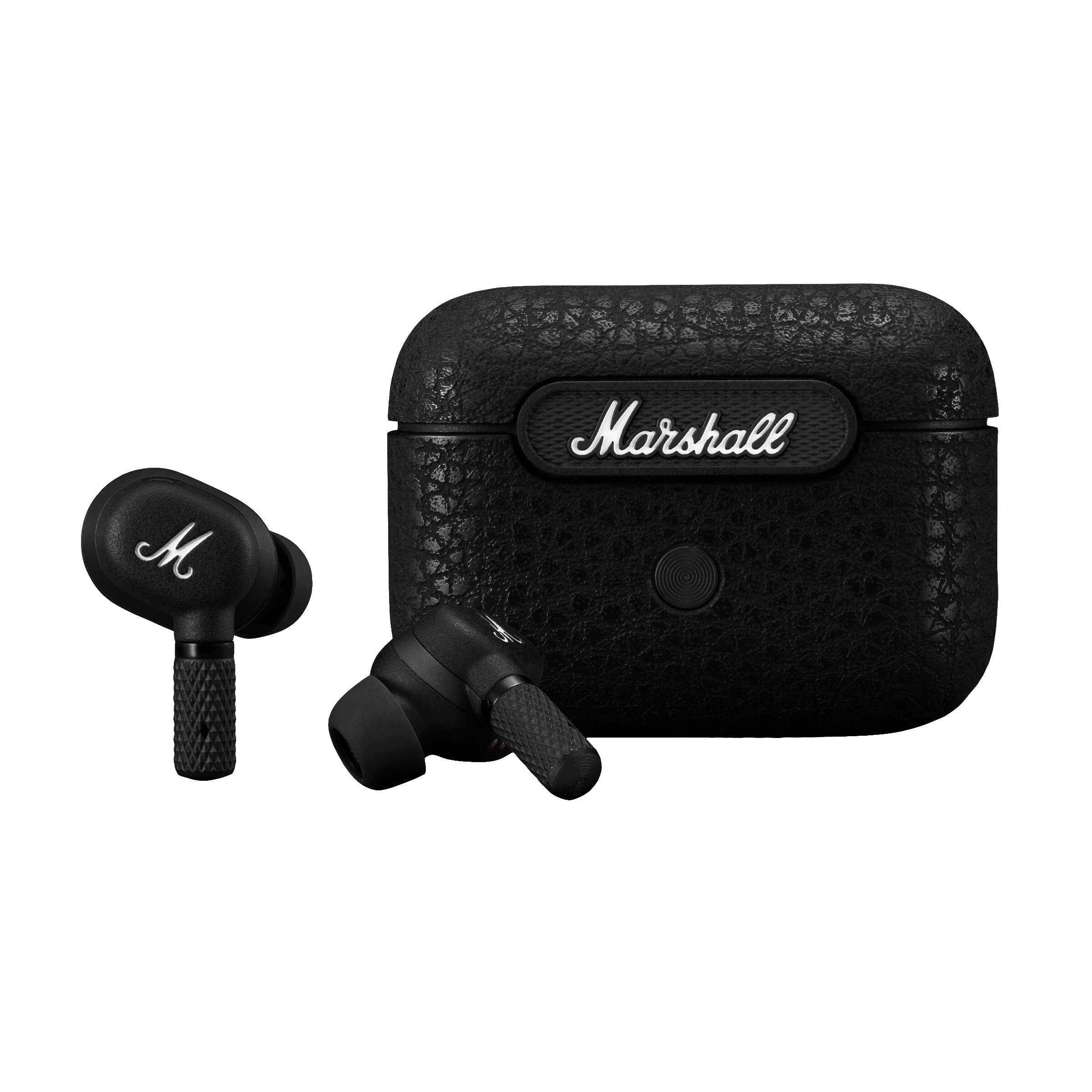 Marshall Motif TWS Earbuds with Active Noise Cancellation (Water & Scratch Resistant, Upto 6 Hours Playback, Black)
