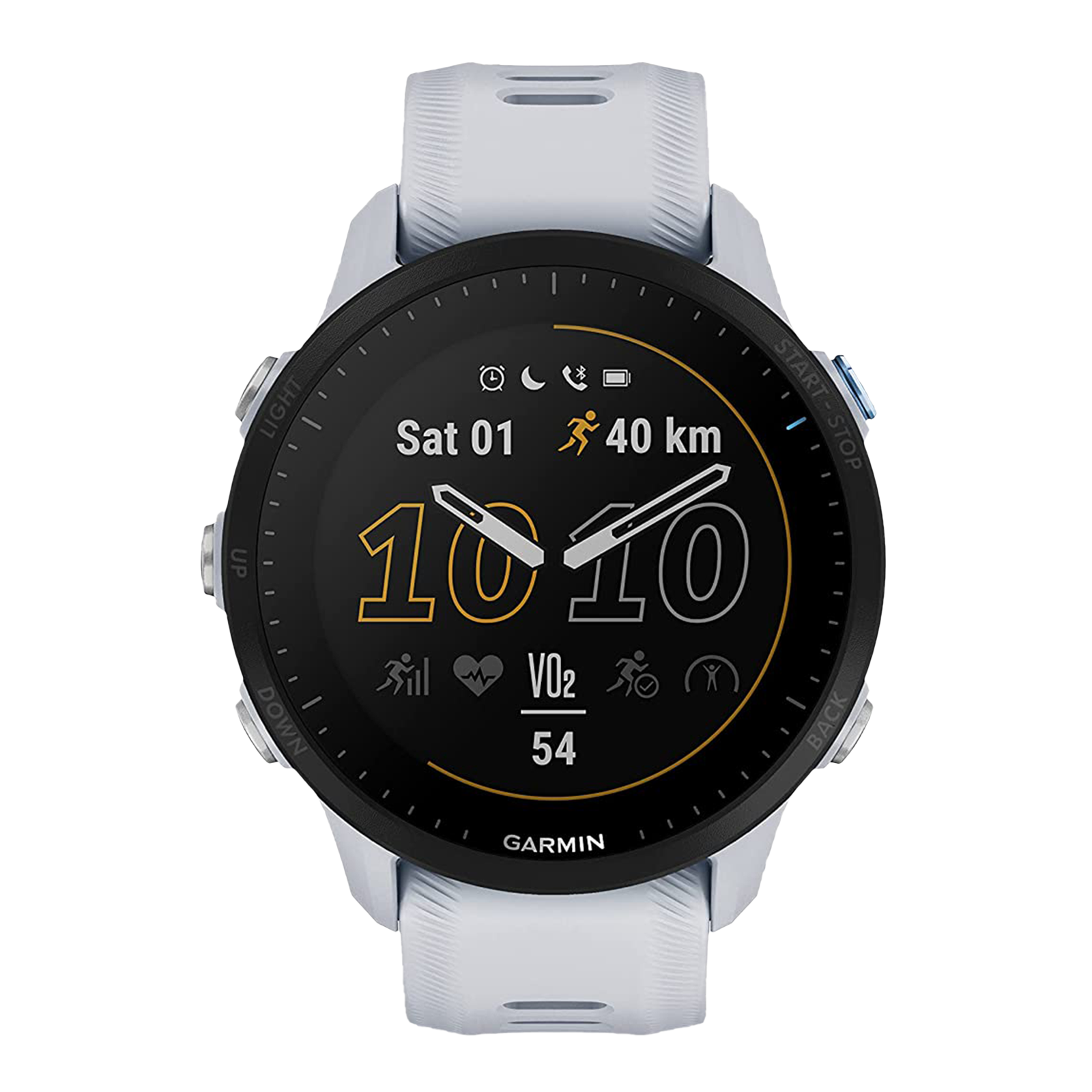 Garmin Forerunner 955 Smartwatch with GPS (33mm Display, 5ATM Water Resistant, Whitestone Strap)_1