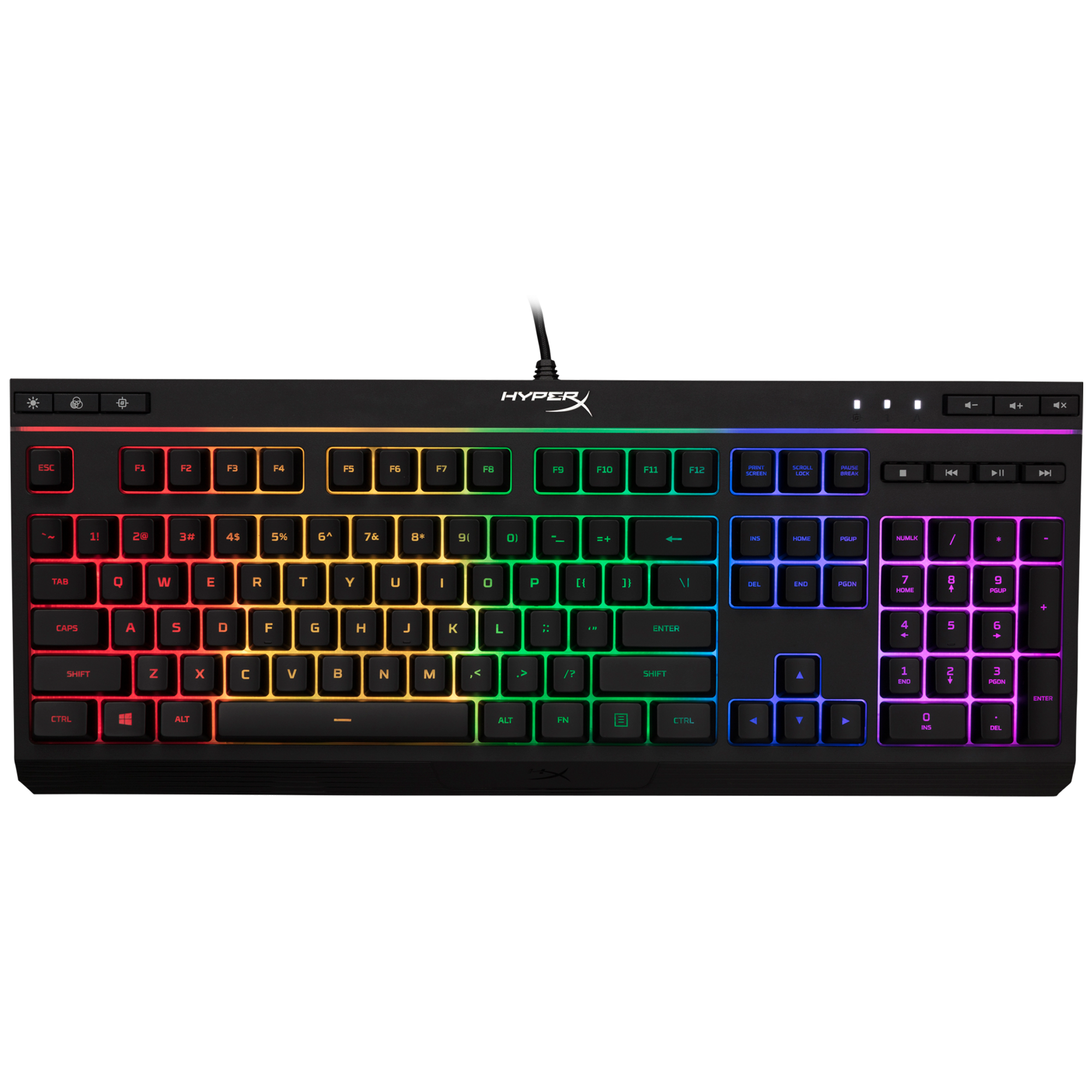 HP HyperX Alloy Core Wired Gaming Keyboard (RGB Light, 4P4F5AA#ABA, Black)