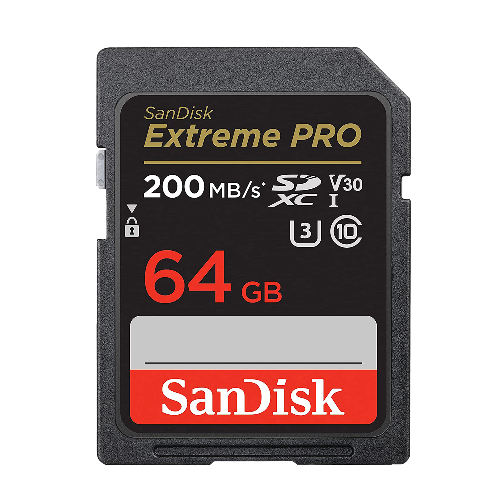SanDisk Extreme Pro SDXC 64GB Class 10 200MB/s Memory Card