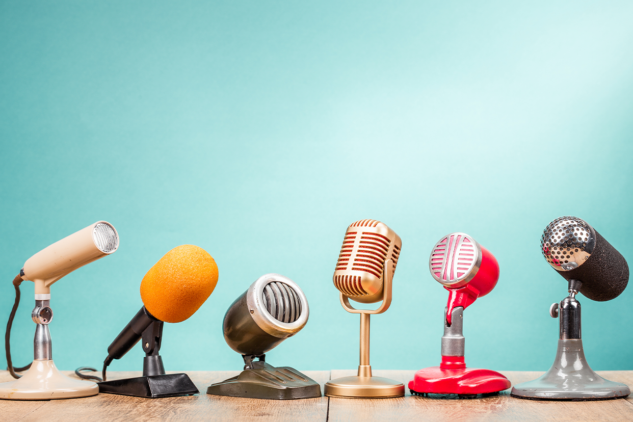 Different types of microphone