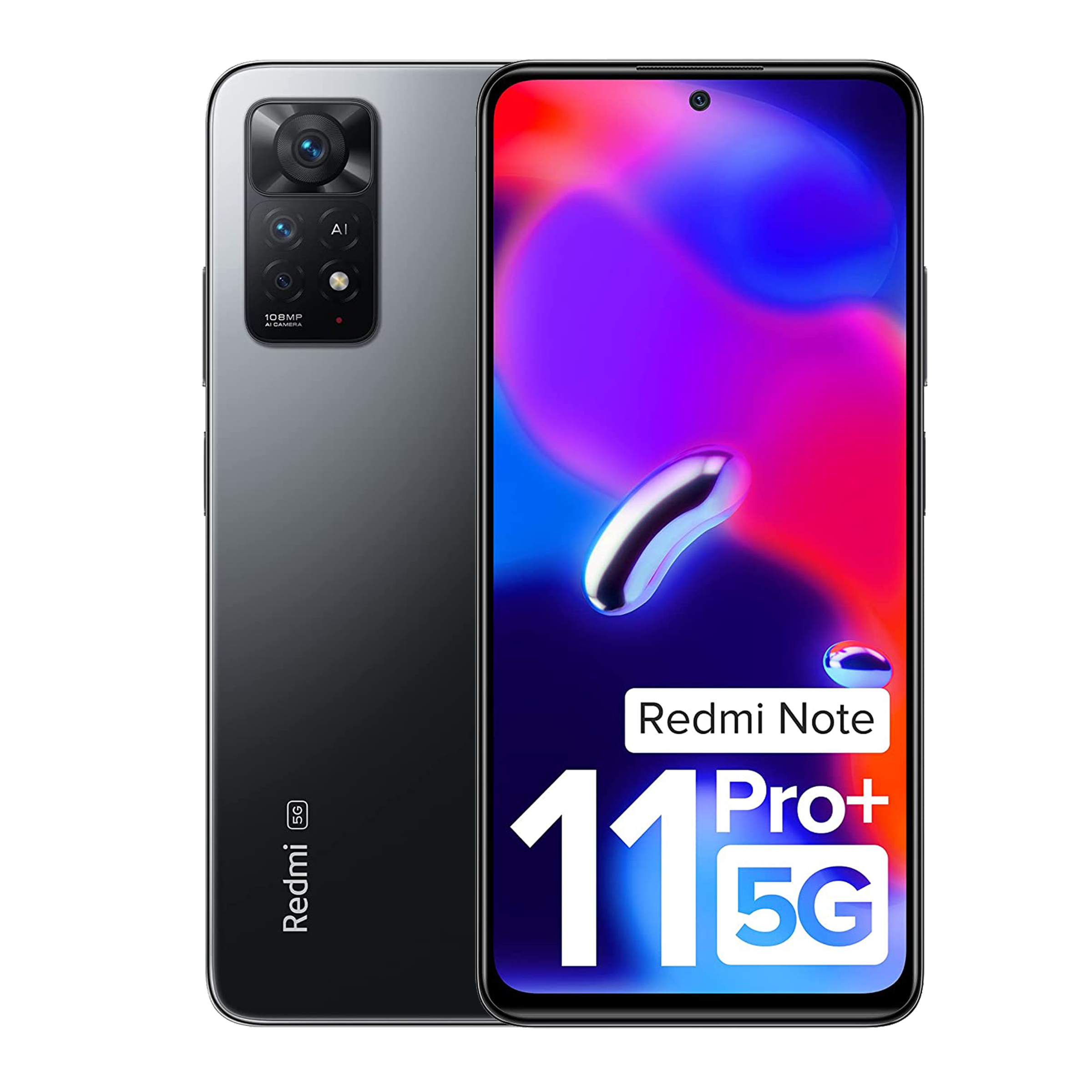 

Redmi Note 11 Pro+ 5G (8GB RAM, 128GB, Stealth Black), No color