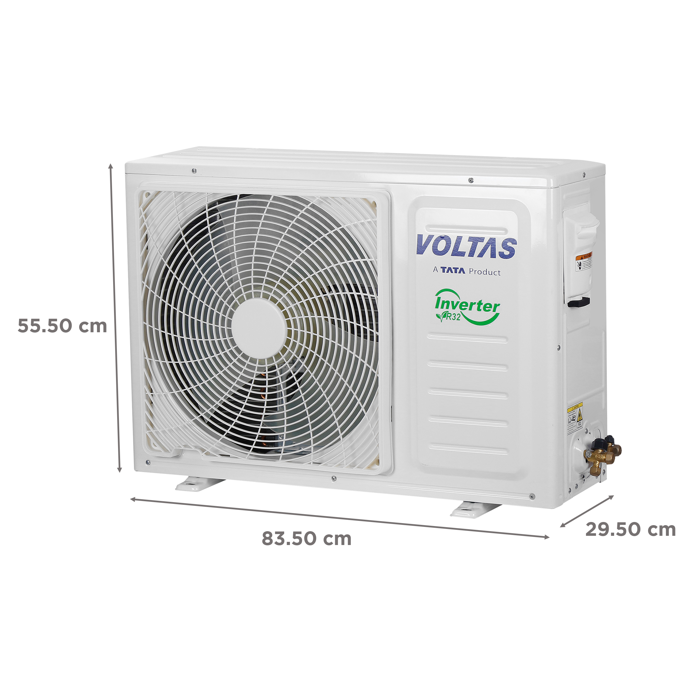 voltas ac outdoor unit size