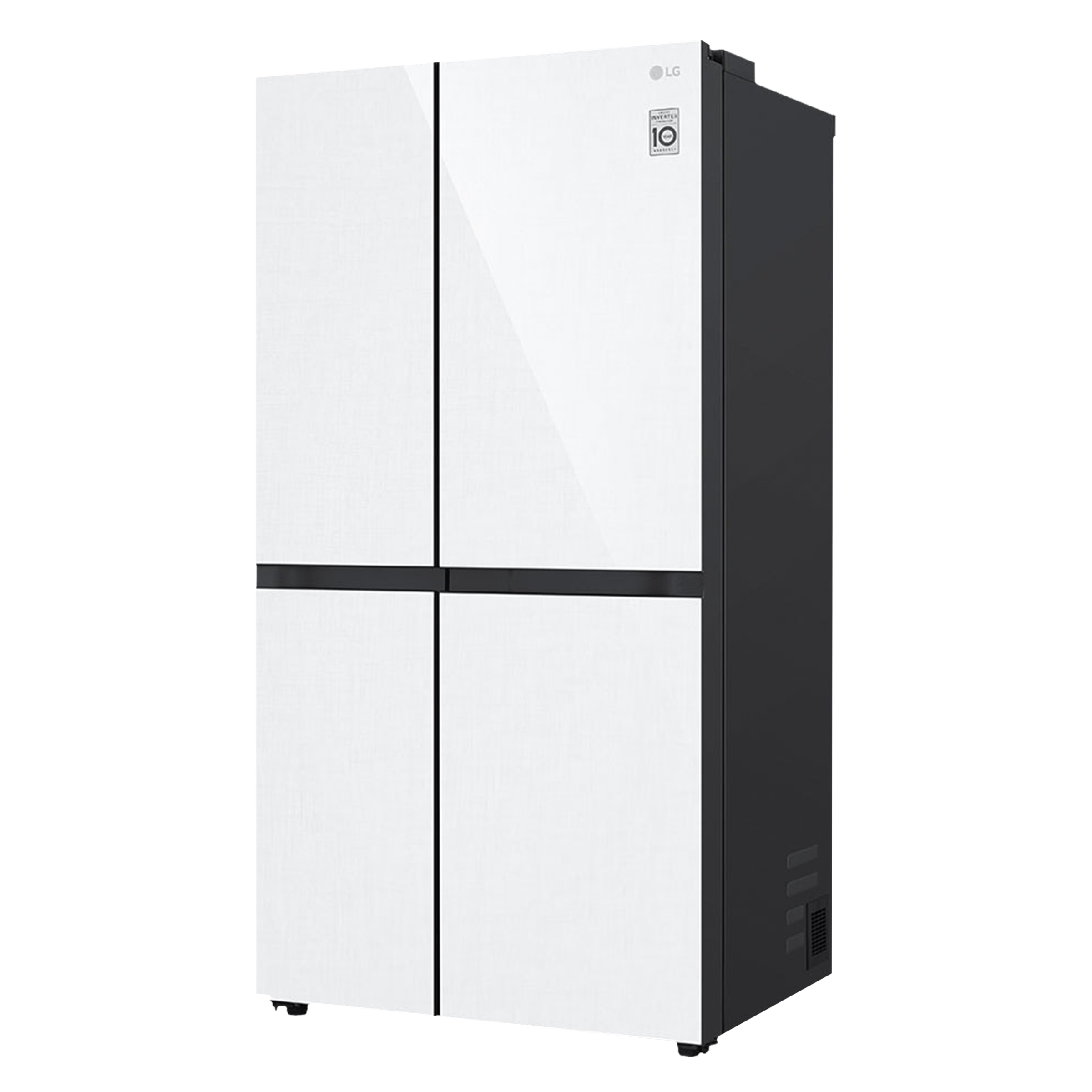 LG 694 Litres Frost Free Side by Side Refrigerator with Multi Air Flow Technology (GC-B257UGLW.ALWQEB, Linen White)_4