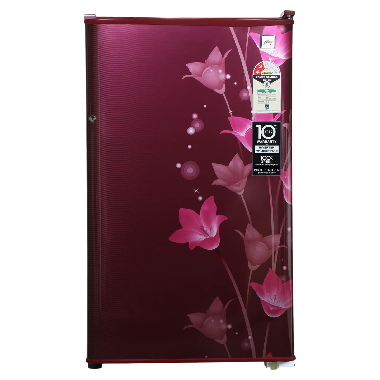 Godrej Champion 99 Liters 2 Star Direct Cool Single Door Refrigerator with Anti Bacterial Technology (RD CHAMP 114B23 EW, Magic Wine)_1
