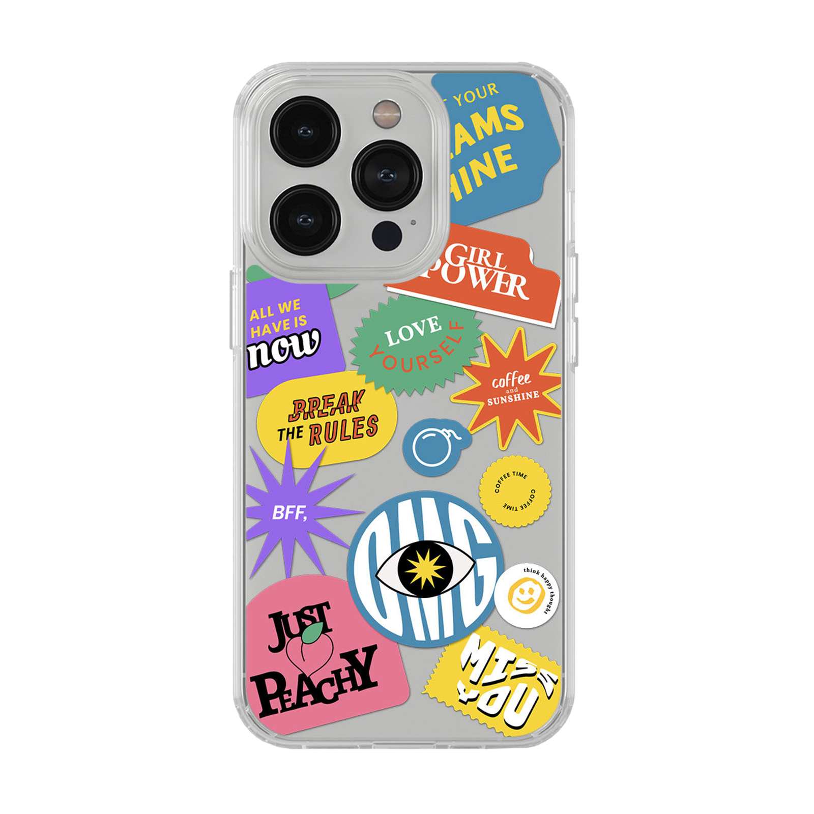 

Macmerise SK Sassy Girl Back Case Cover For Apple iPhone 14 Pro Max (Superior Quality, IPC14MBSK1727, Multicolor)