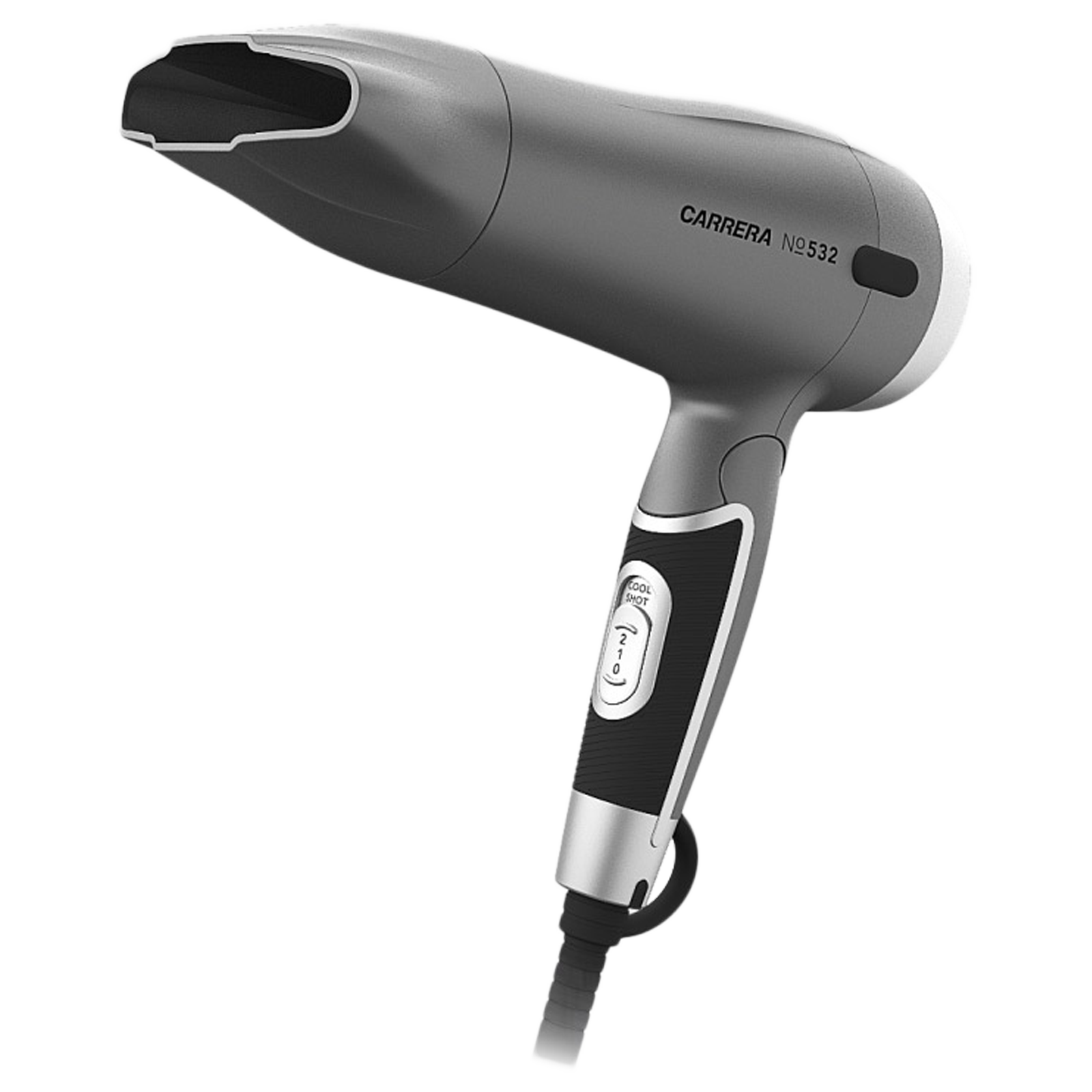Carrera 2 Setting Hair Dryer (Hot and Cold Air Flow, CRR 532, Black)
