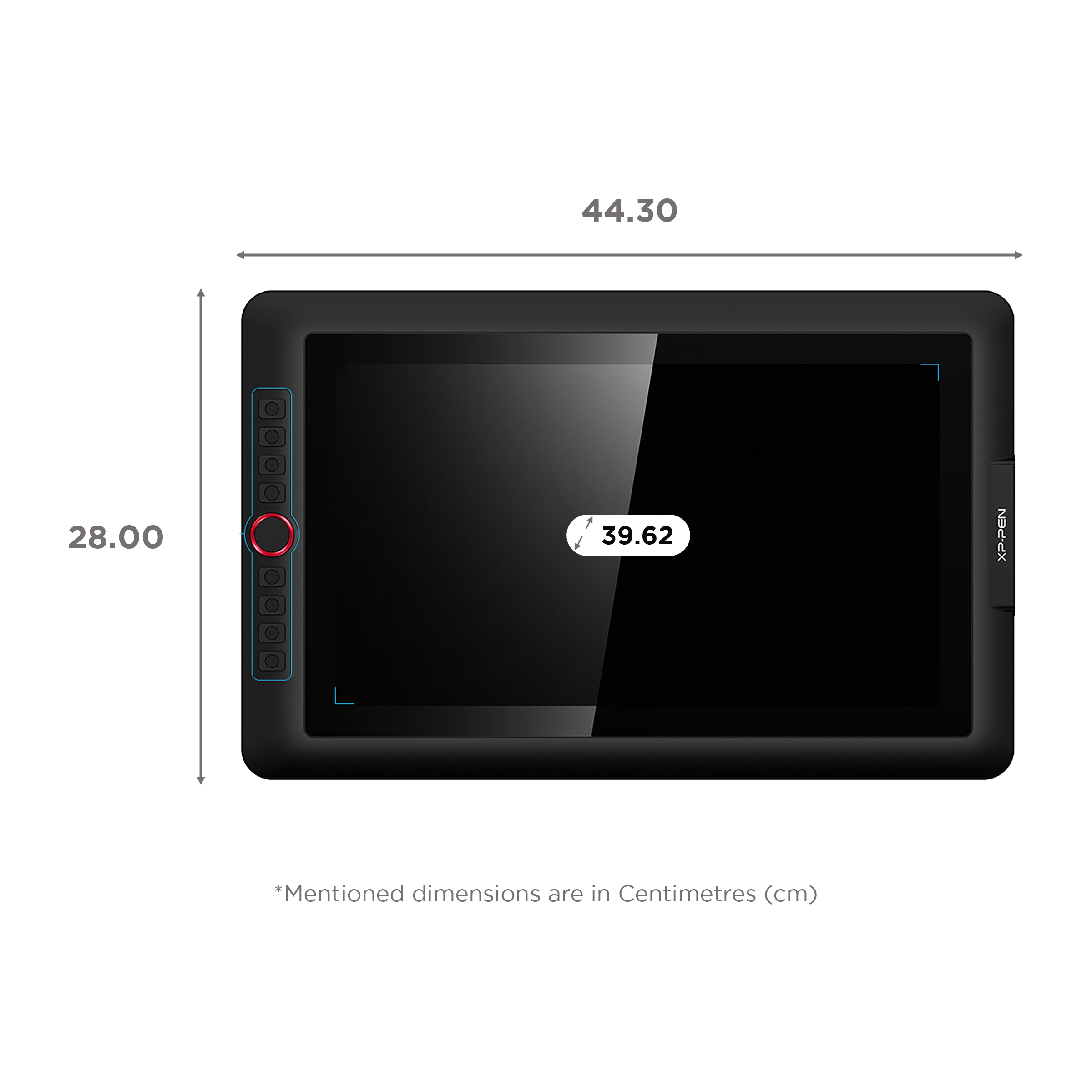 XP-Pen Artist 15.6 Pro 39.62cm (15.6 Inches) e-Writer Digital Pad (8192 Level Pressure Sensitivity, Black)_2
