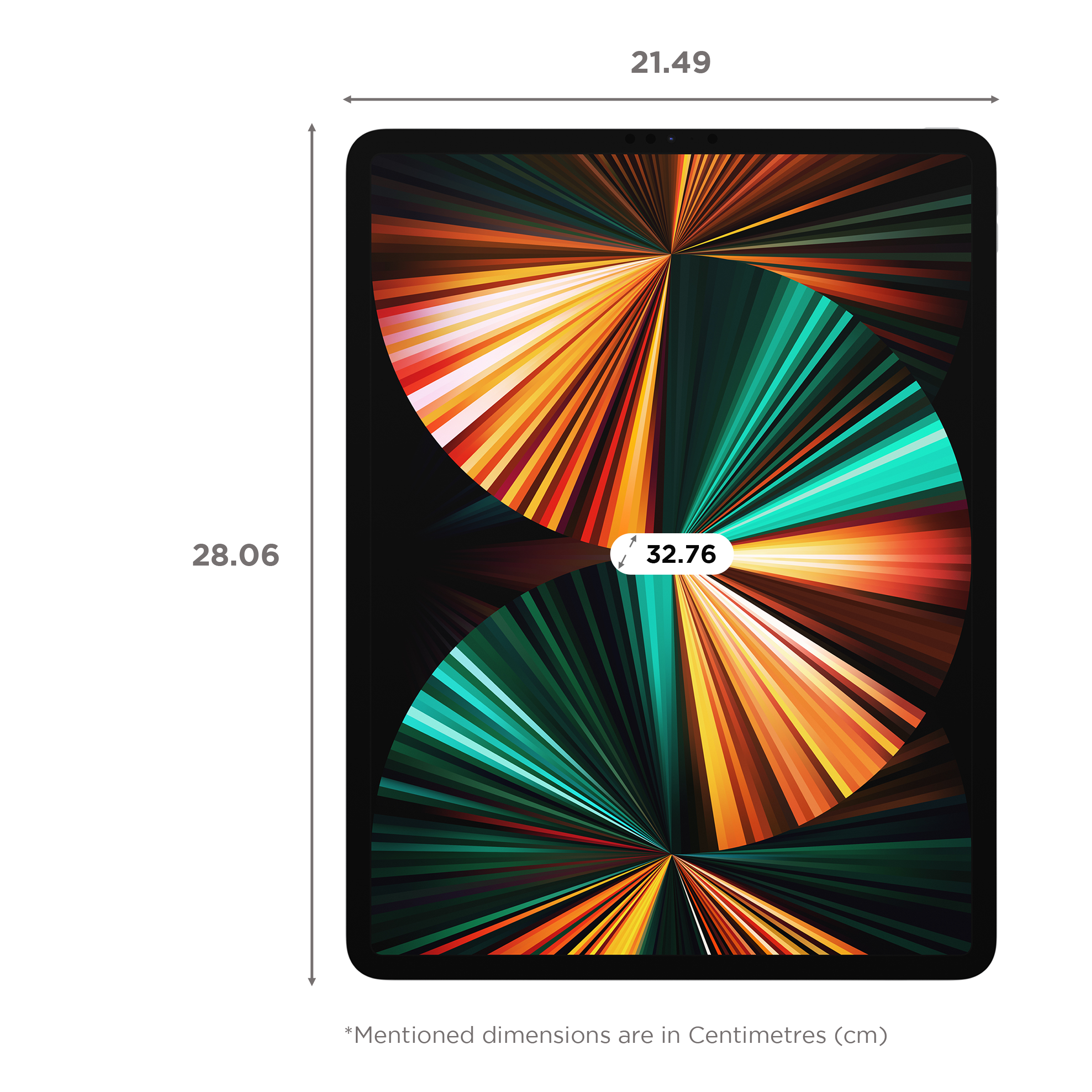 Apple iPad Pro 5th Generation Wi-Fi (12.9 Inch, 1 TB ROM, Silver, 2021 model)_2