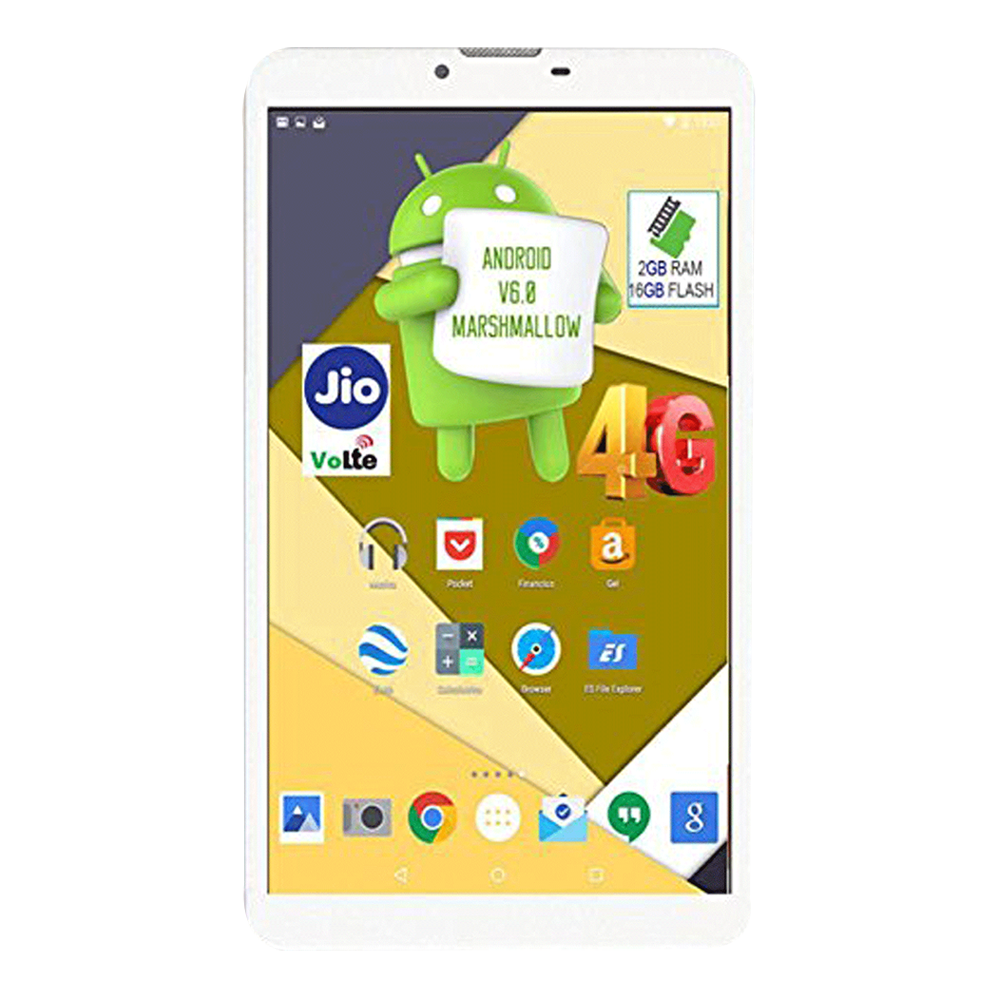 I KALL N5 Wi-Fi + 4G Android Tablet (7 Inch, 2GB RAM, 16GB ROM, White)