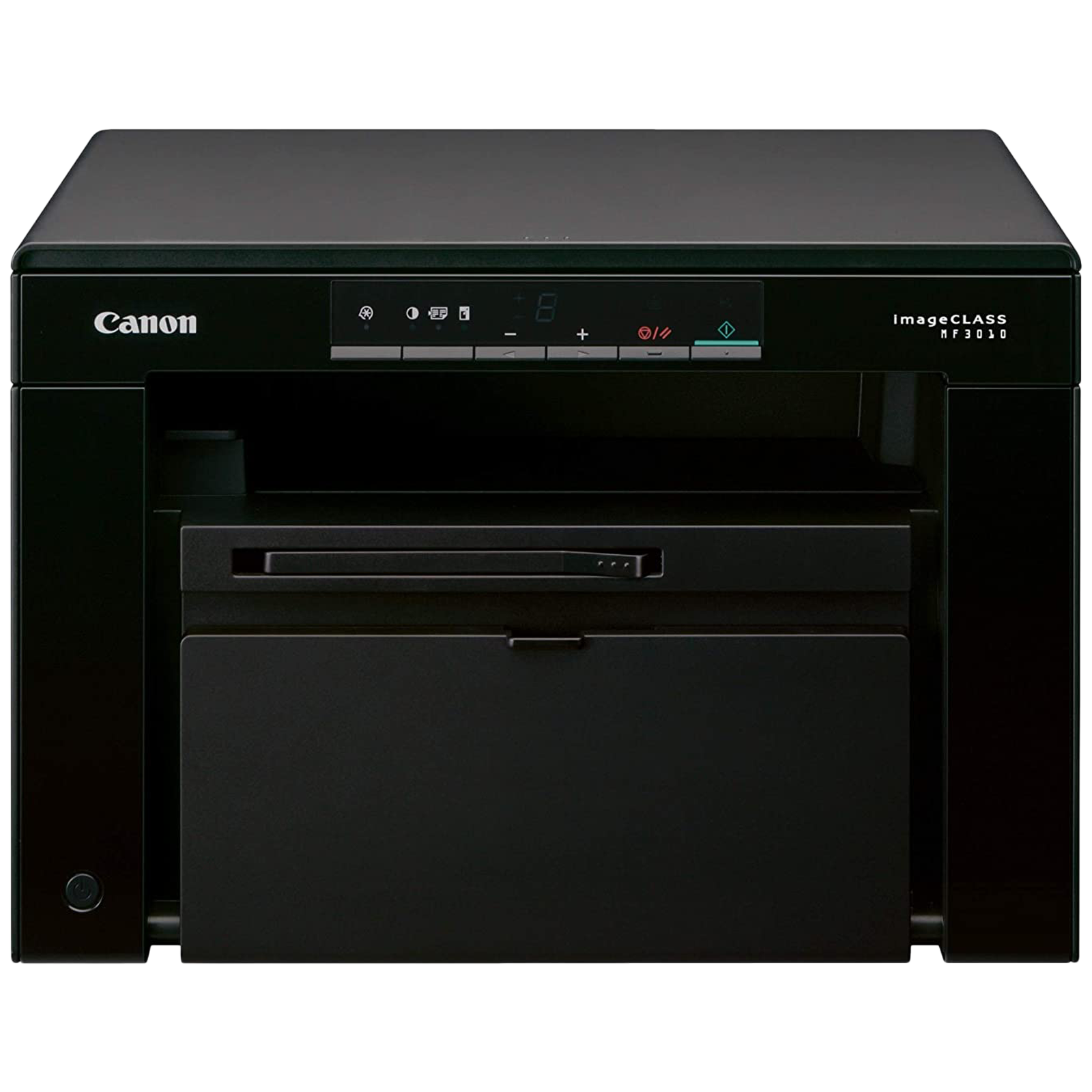 

Canon Image Class Black & White Multi-Function Laserjet Printer (19 ppm Print Speed, MF3010, Black)