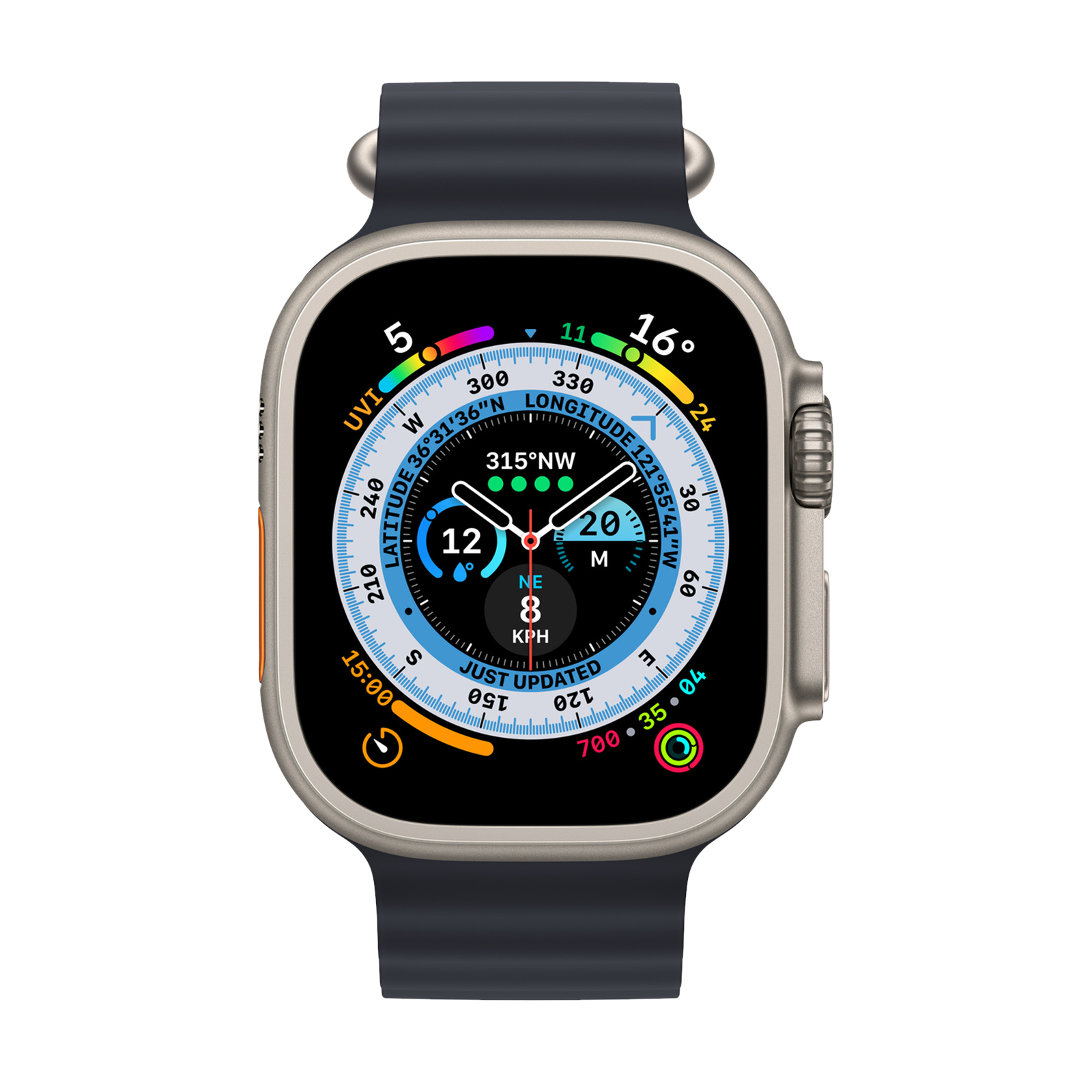 Apple Watch Ultra with Midnight Ocean Band (49mm Retina LTPO OLED Display, Titanium Case)_1