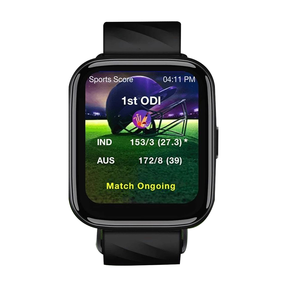 boAt Wave Pro Smartwatch with Health Monitoring (42.9mm HD Display, IP67 Sweat, Splash and Dust Resistant, Active Black Strap)