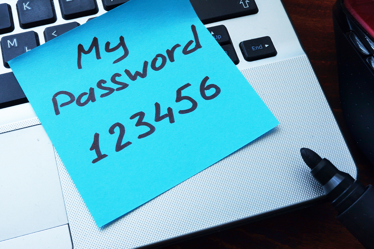 Common password used