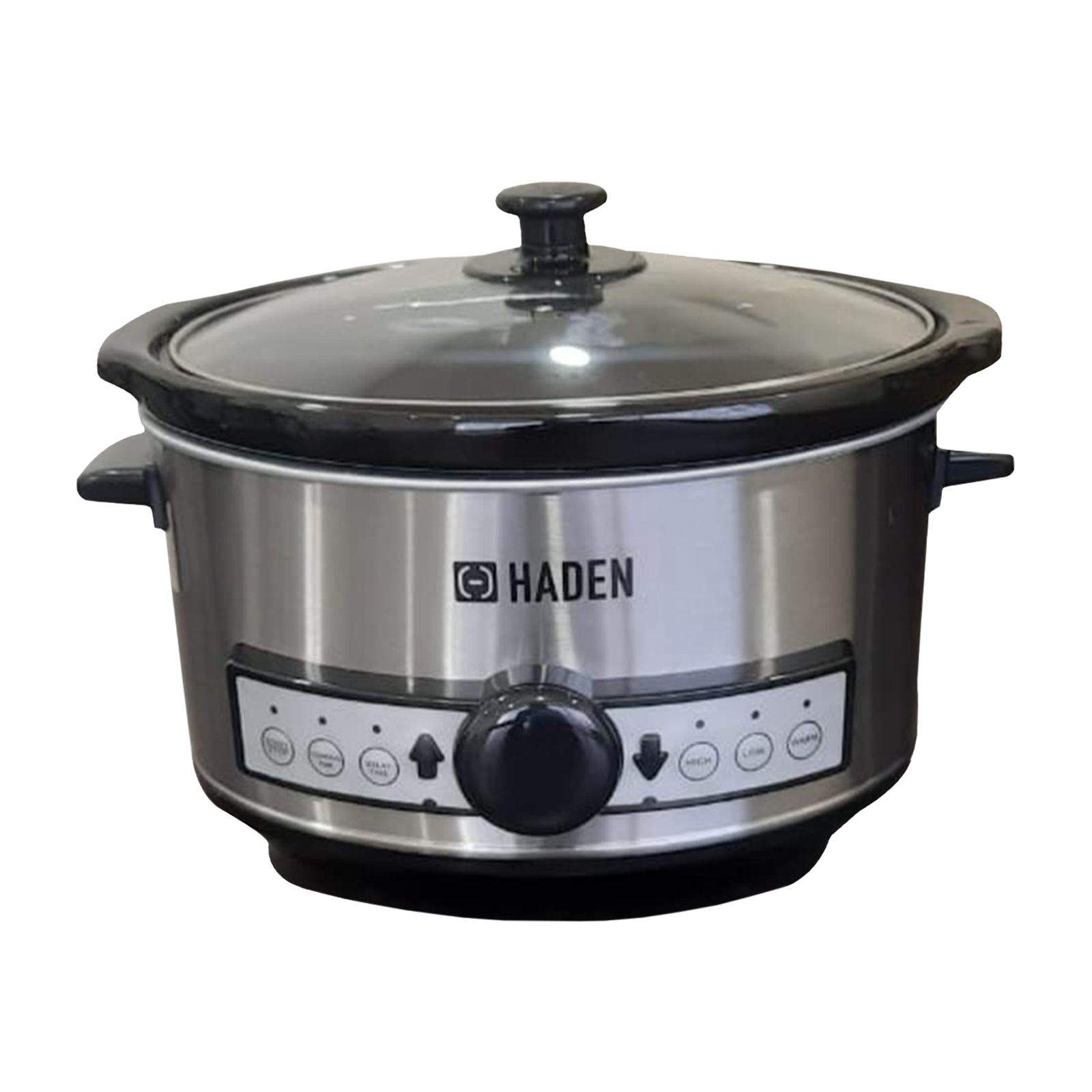 Haden 3.5 Litres Electric Slow Cooker (3 Settings, Silver)