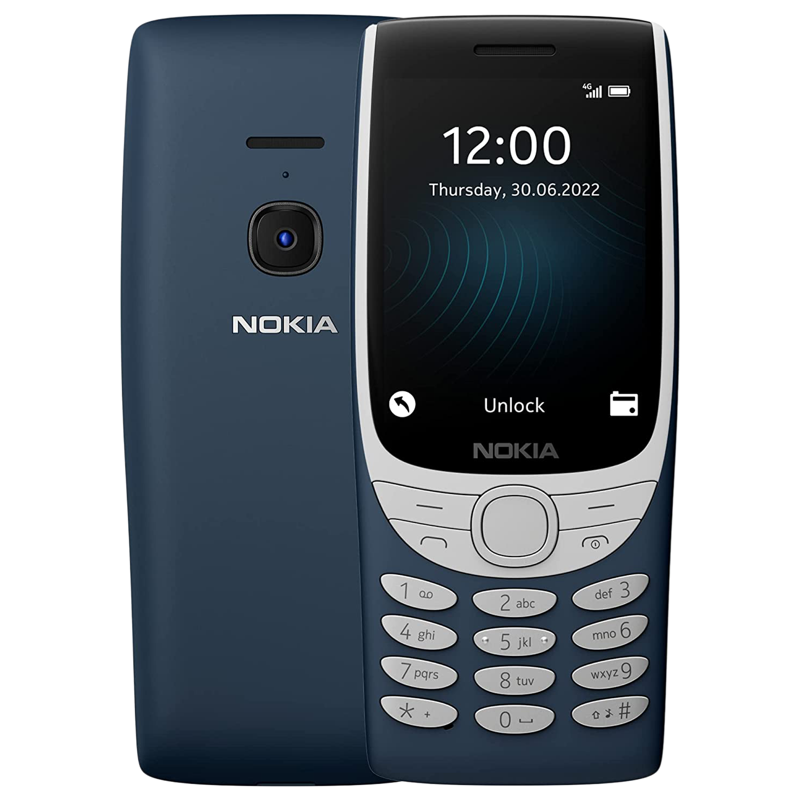 Nokia 8210 4G (128MB, Dual SIM, Rear Camera, Dark Blue)_1