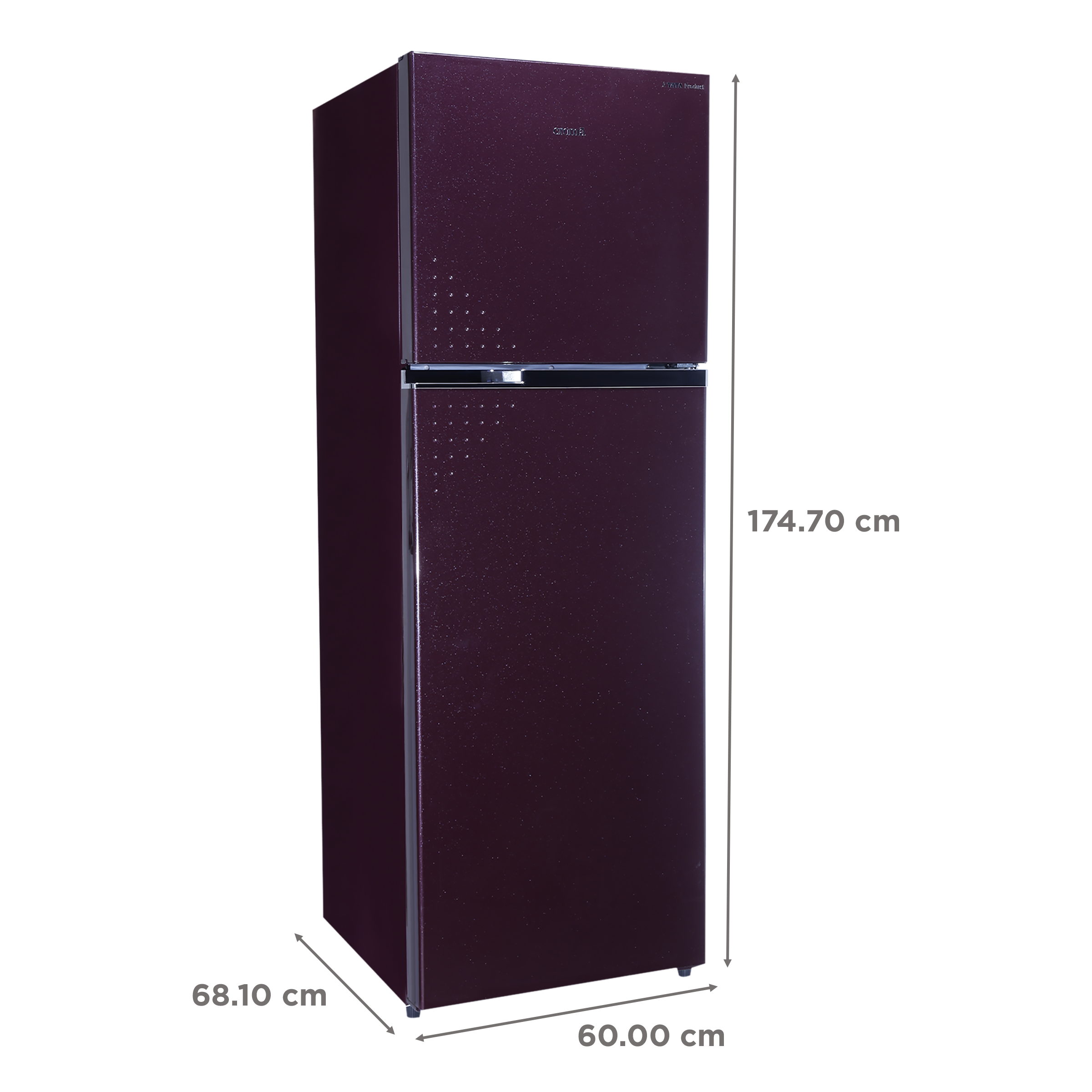 Croma 337 Litres 3 Star Frost Free Double Door Refrigerator with Large Vegetable Basket (CRLR340FFD259609, Wine Red)_3