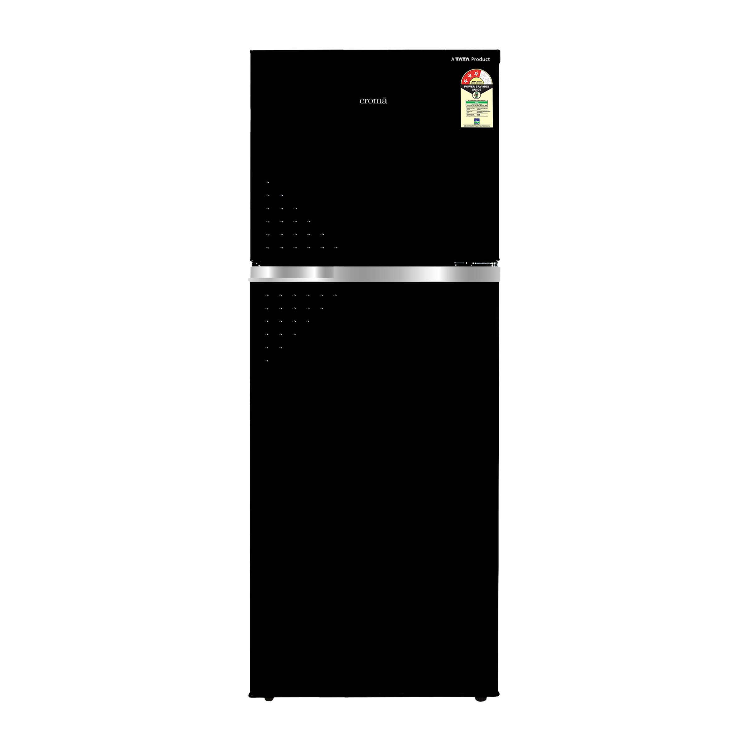 

Croma 307 Litres 3 Star Frost Free Double Door Refrigerator with Multi Air Flow System (CRLR310FFD259607 V1, Black Uniglass)