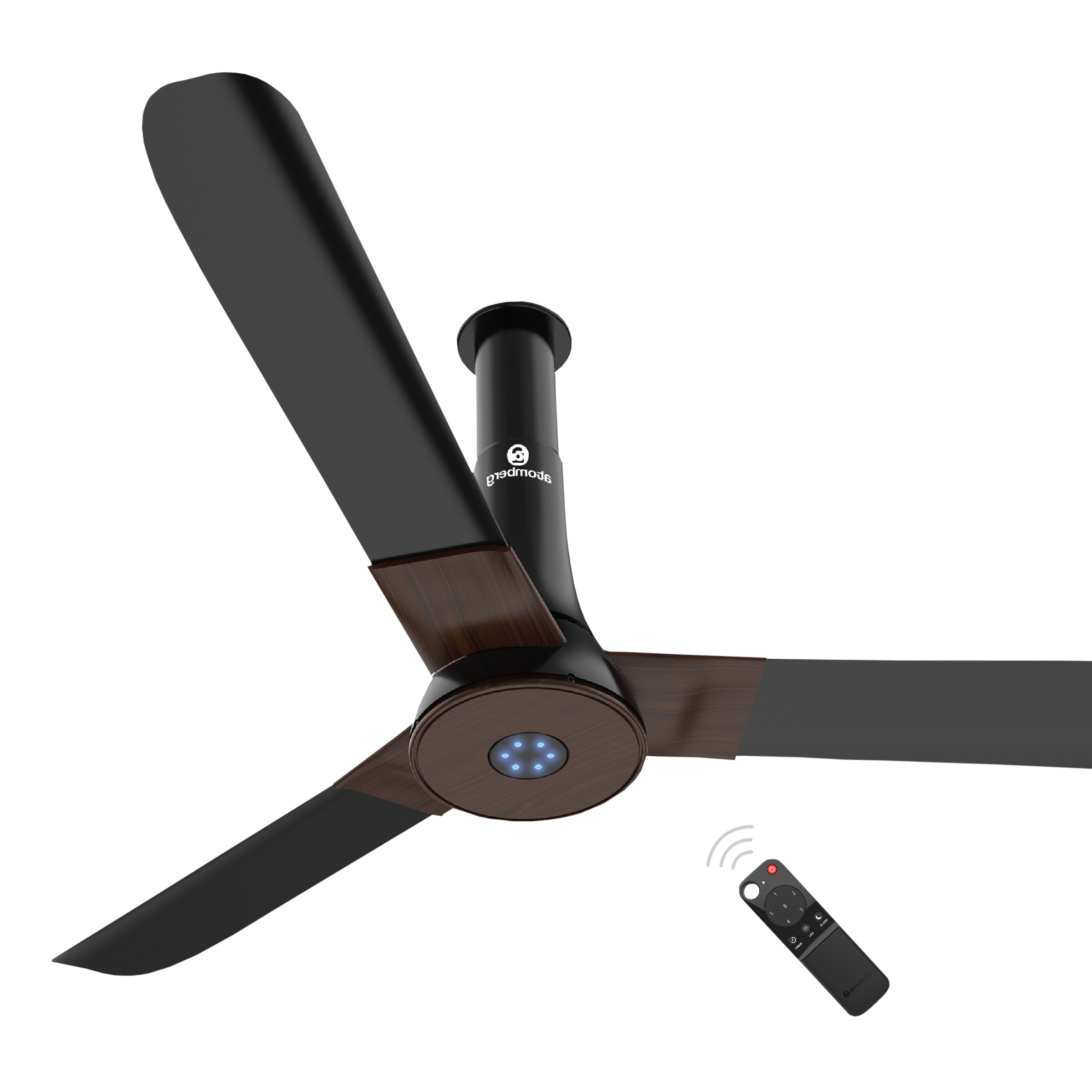 atomberg Studio Plus 1200mm 3 Blade BLDC Motor Ceiling Fan with Remote (LED Indicator, Earth Brown)