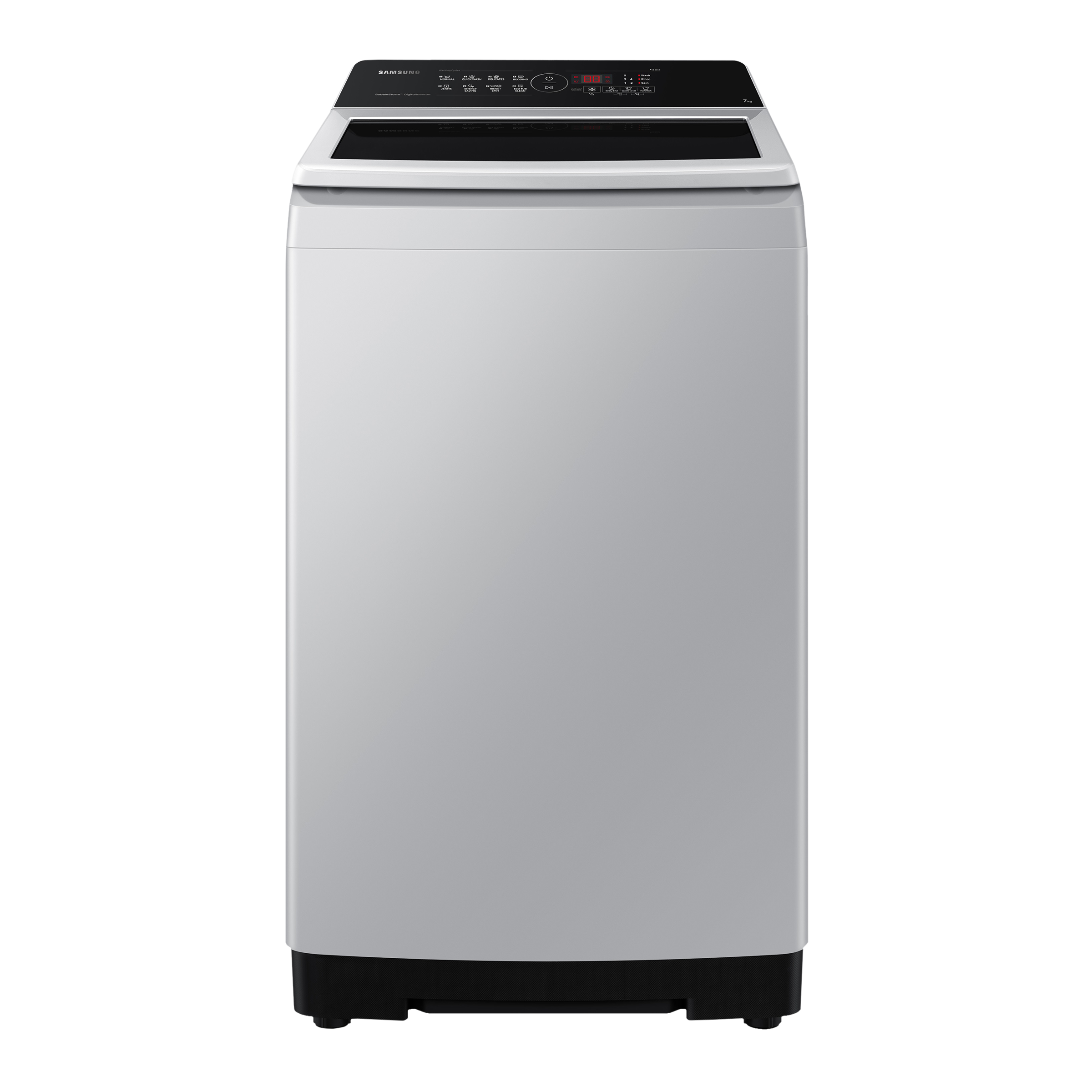 SAMSUNG 7 Kg 5 Star Inverter Fully Automatic Top Load Washing Machine (WA70BG4441YYTL, Diamond Drum, Lavender Grey)_1