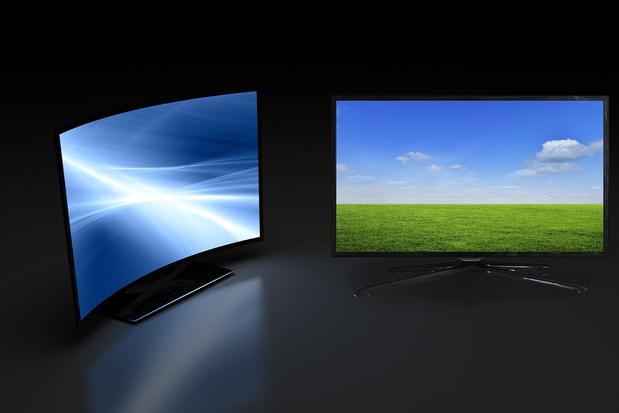  curved tv vs flat tv 