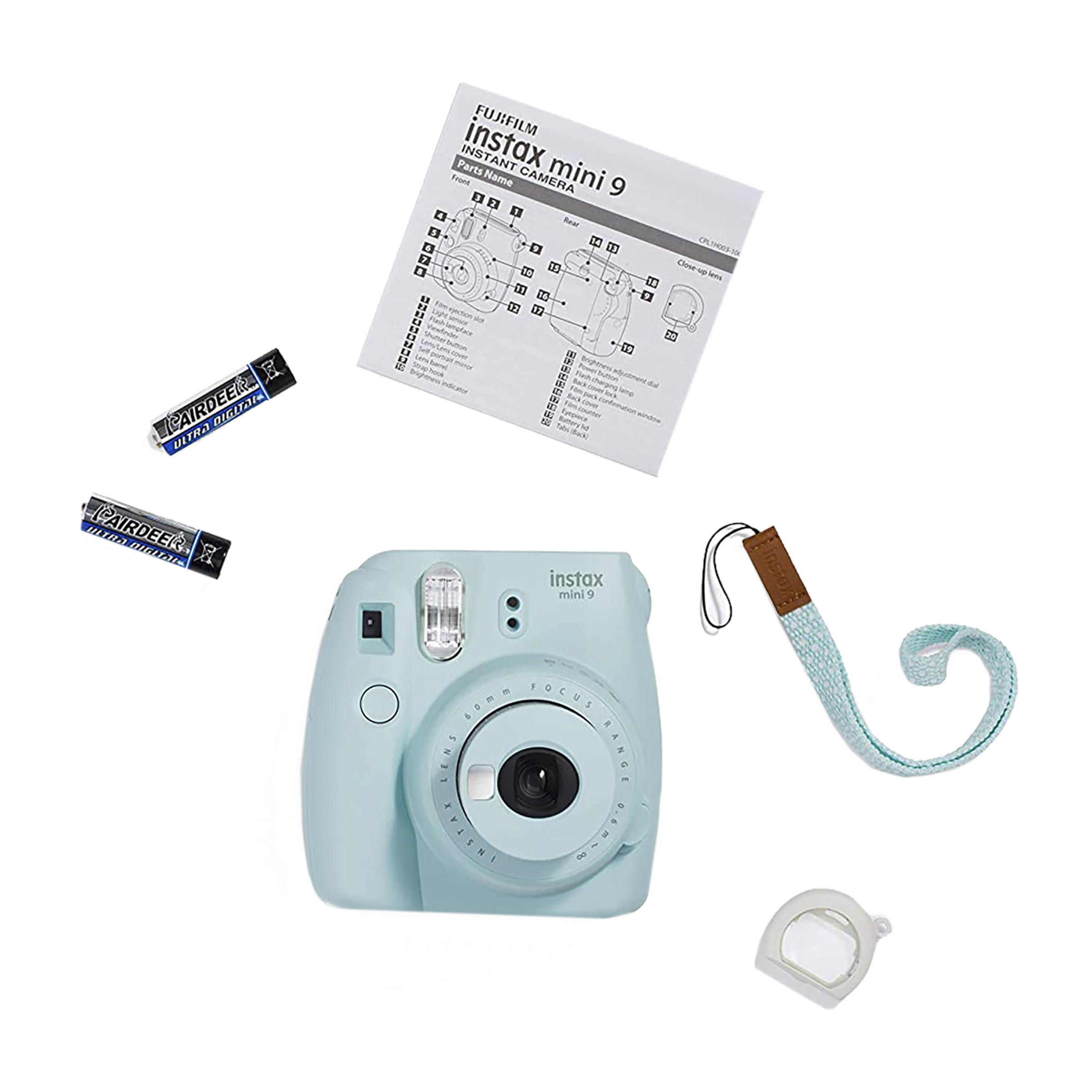 Buy Fujifilm Instax Mini 9 On-The-Go Instant Camera Kit (Automatic Film  Feeding Out, Ice Blue) Online - Croma