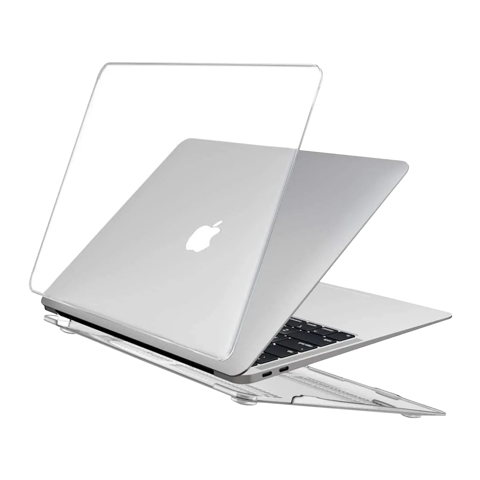 Vaku Luxos Glassinia Polycarbonate Hardshell Protective Case For MacBook Pro 14-Inch (Fully Vented, Clear)_1