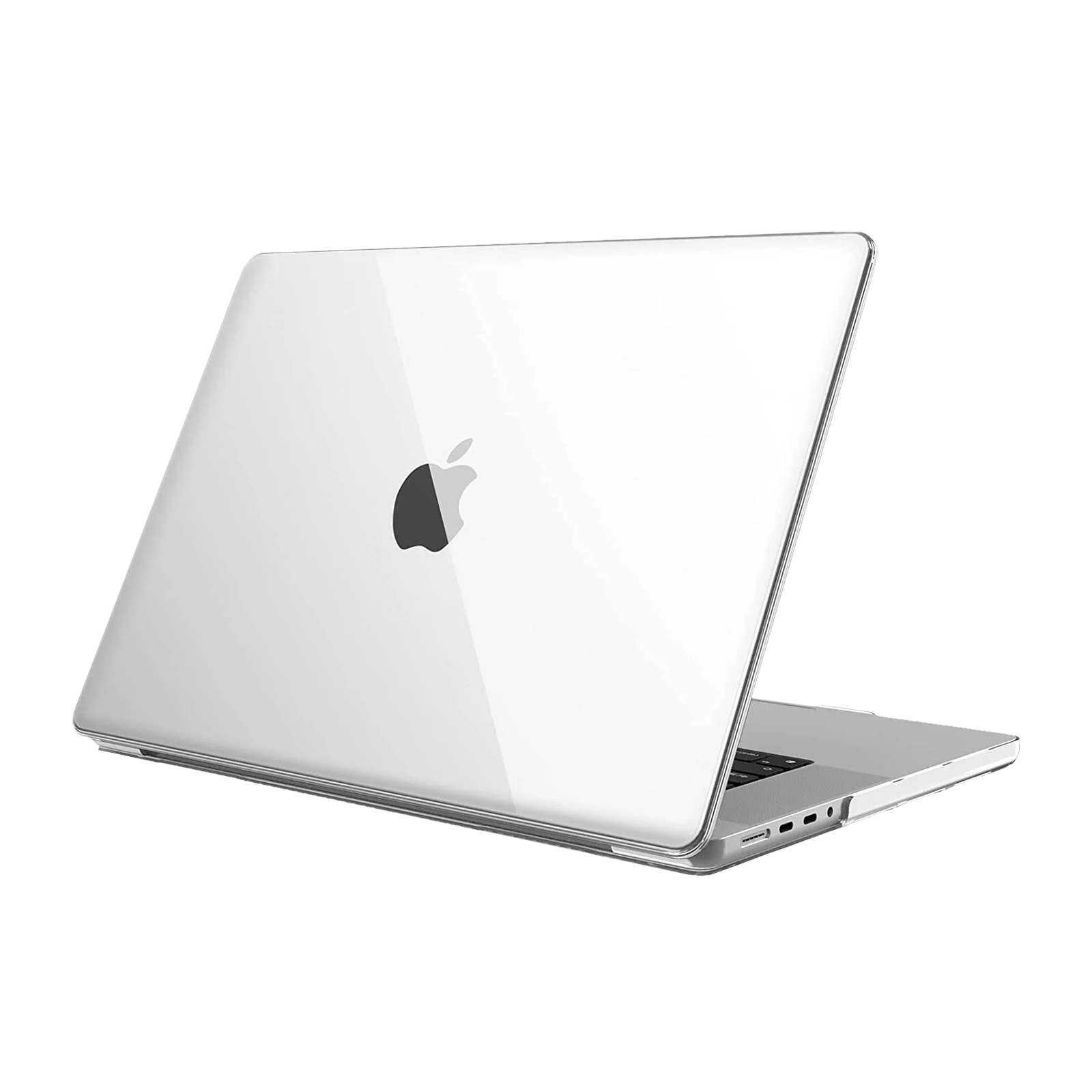 Vaku Luxos Glassinia Polycarbonate Hardshell Protective Case For MacBook Pro 16-Inch (Fully Vented, Clear)_2