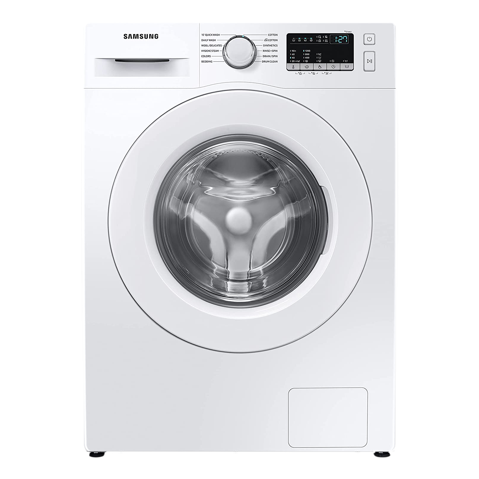 SAMSUNG 7 kg 5 Star Inverter Fully Automatic Front Load Washing Machine (WW70T4020EE/TL, Diamond Drum, White)_1