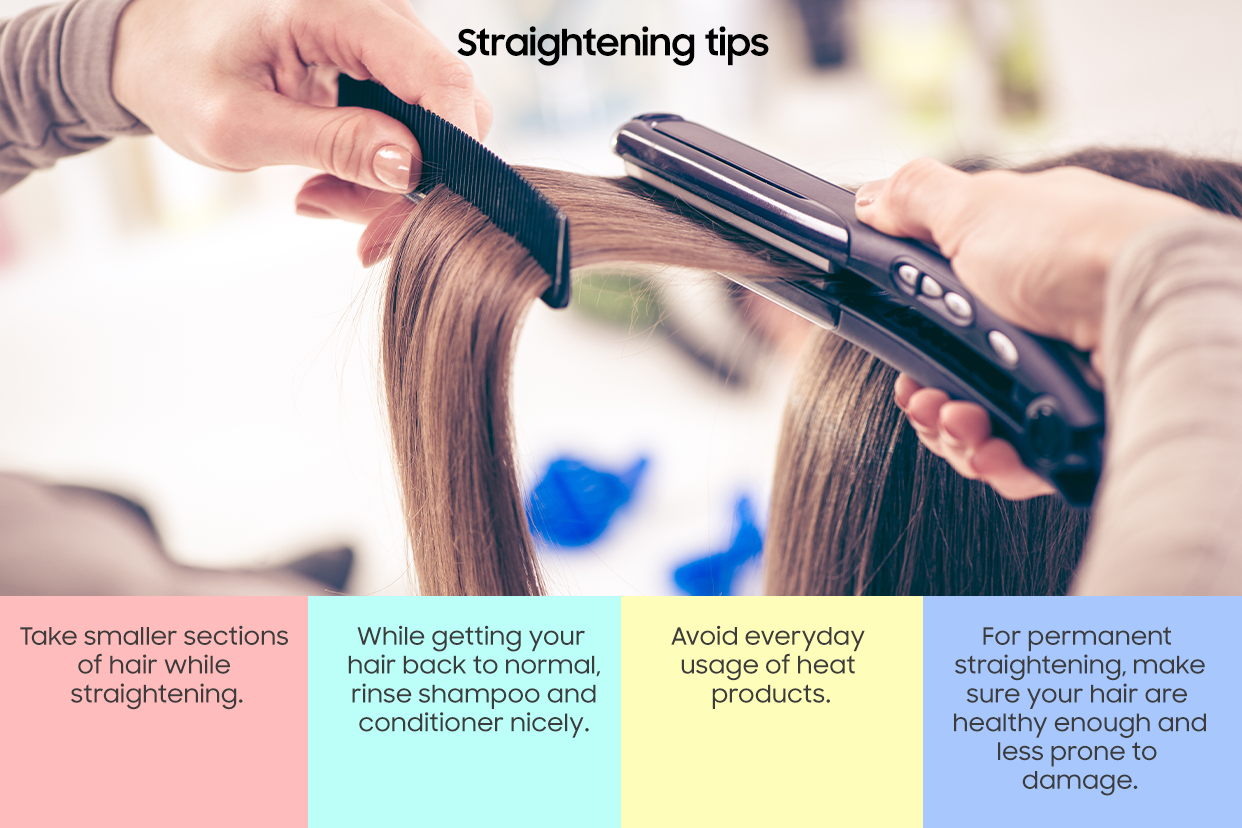 How to Straighten Hair: Tips to Straighten Hair at Home With a