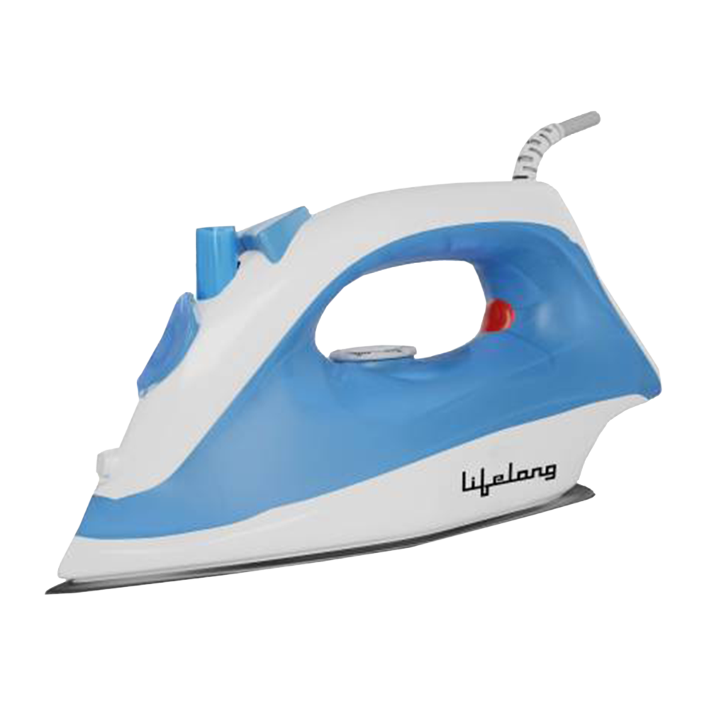 Lifelong 1200 Watts Steam Iron (Triple Precision Tip, LLSI02, Blue)