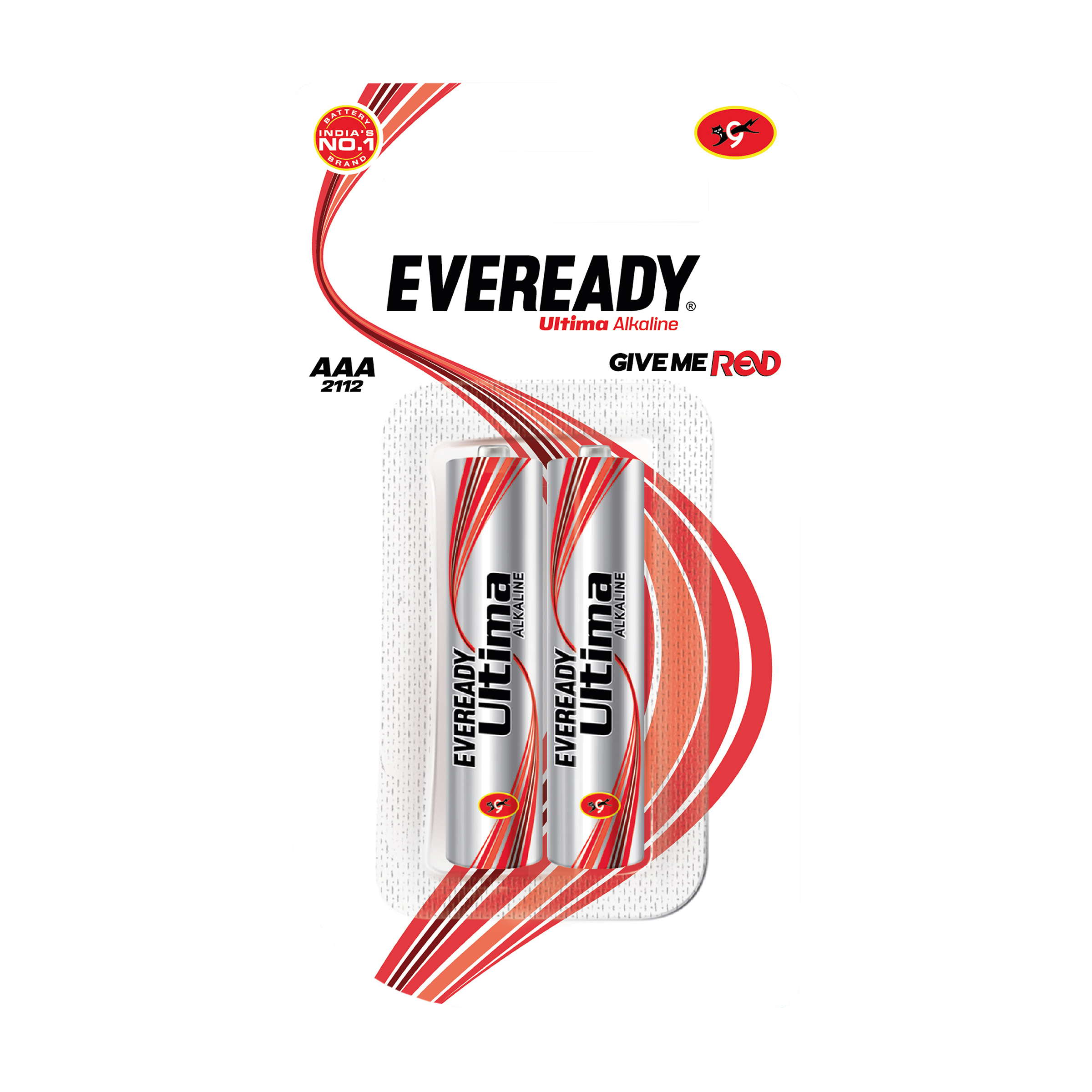 EVEREADY AAA Alkaline Battery (2112 BP2, Red)