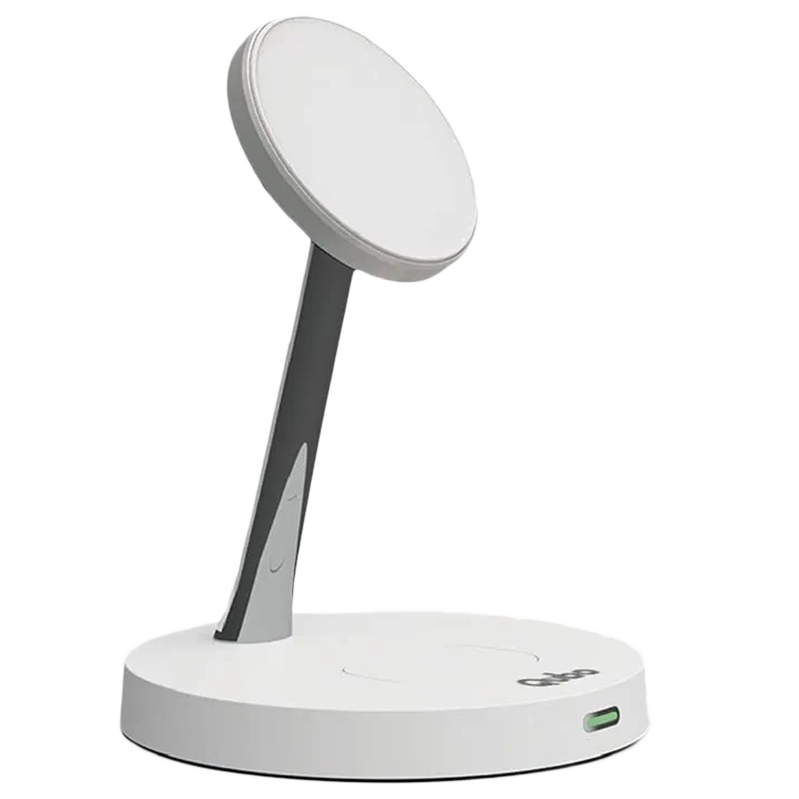 Qubo MagZap Z2 15W 2-in-1 Wireless Charger for iOS, iPhone 12 and Airpods (Short Circuit Protection, White)