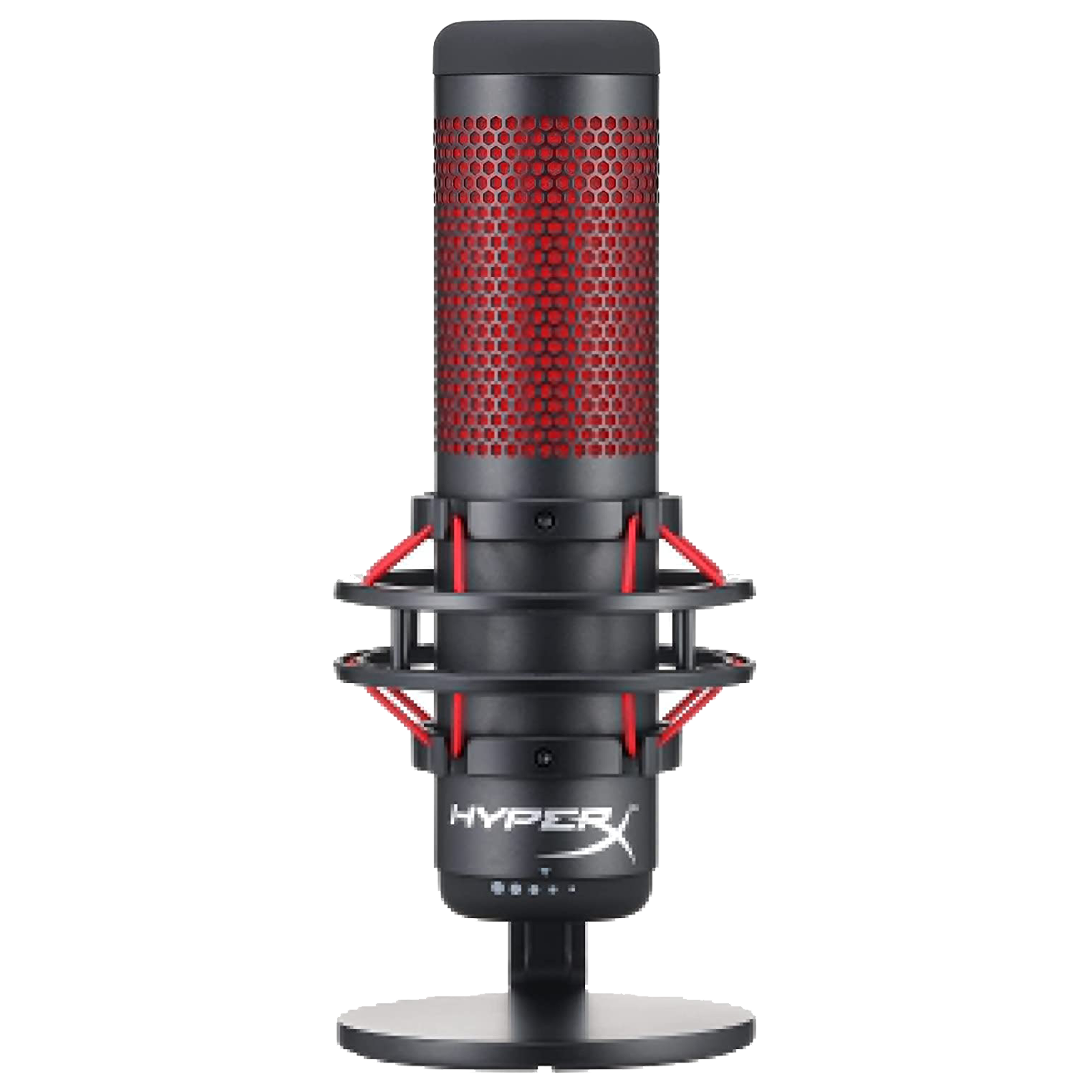 

HyperX QuadCast Microphone (Pop Filter, 4P5P6AA, Black)