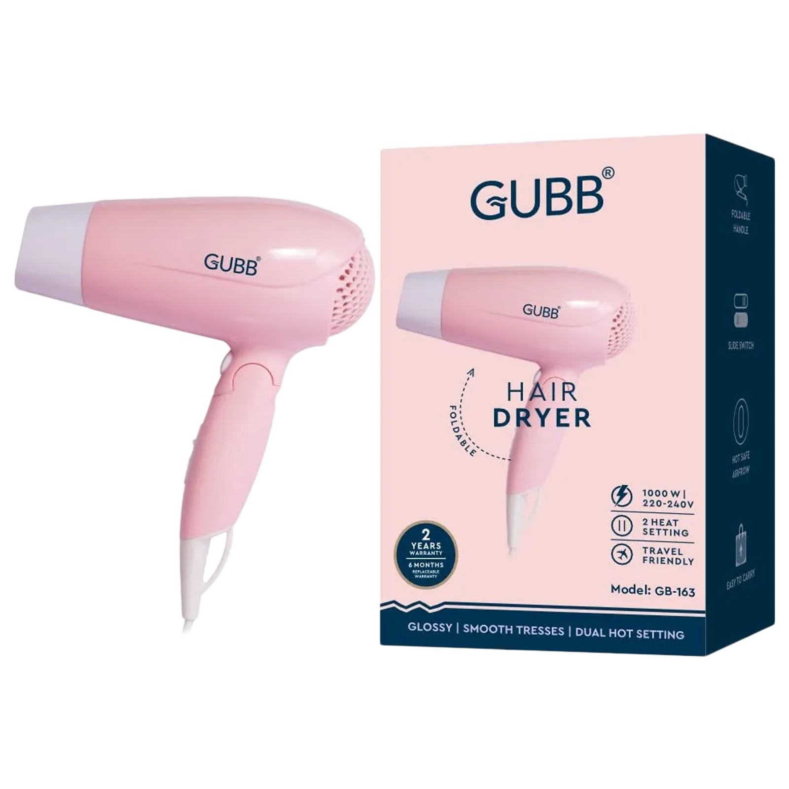 Silver Bullet Ethereal Hair Dryer Pink  Salon Saver