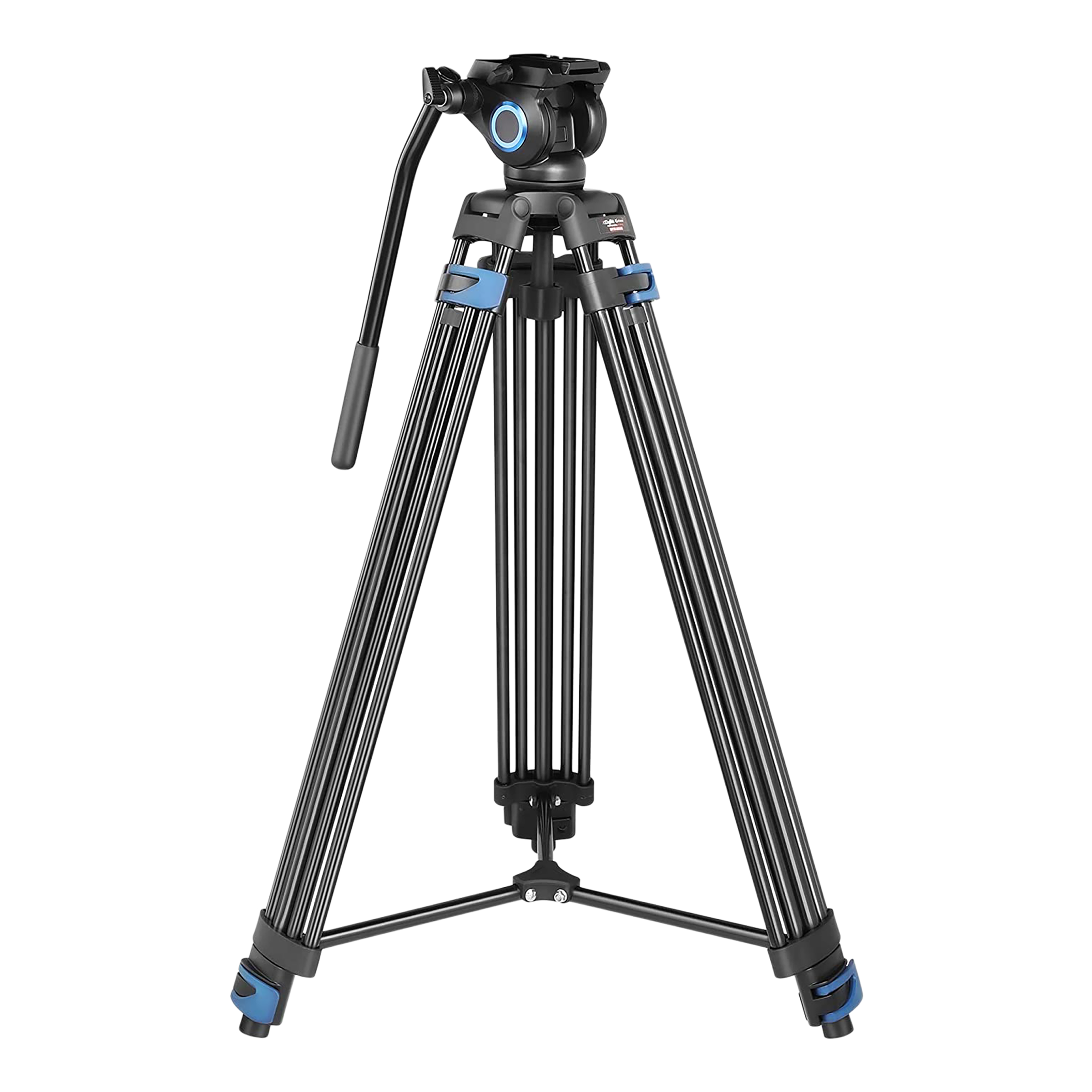 DigiTek Platinum DPTR 605 VD 183cm Adjustable Tripod for Camera (2 Way Head with Adjustable Pan, Black)