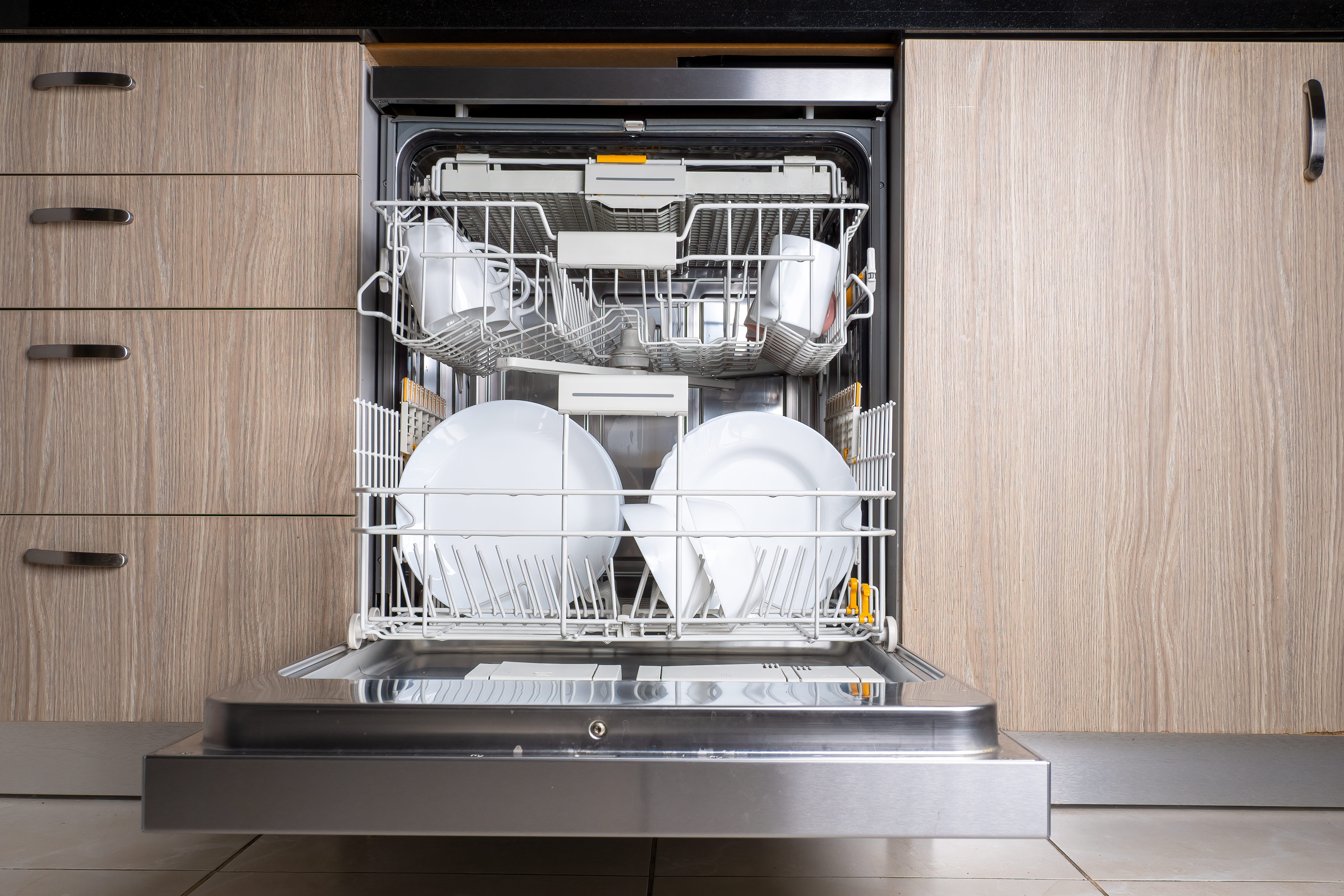 Inside of Dishwasher
