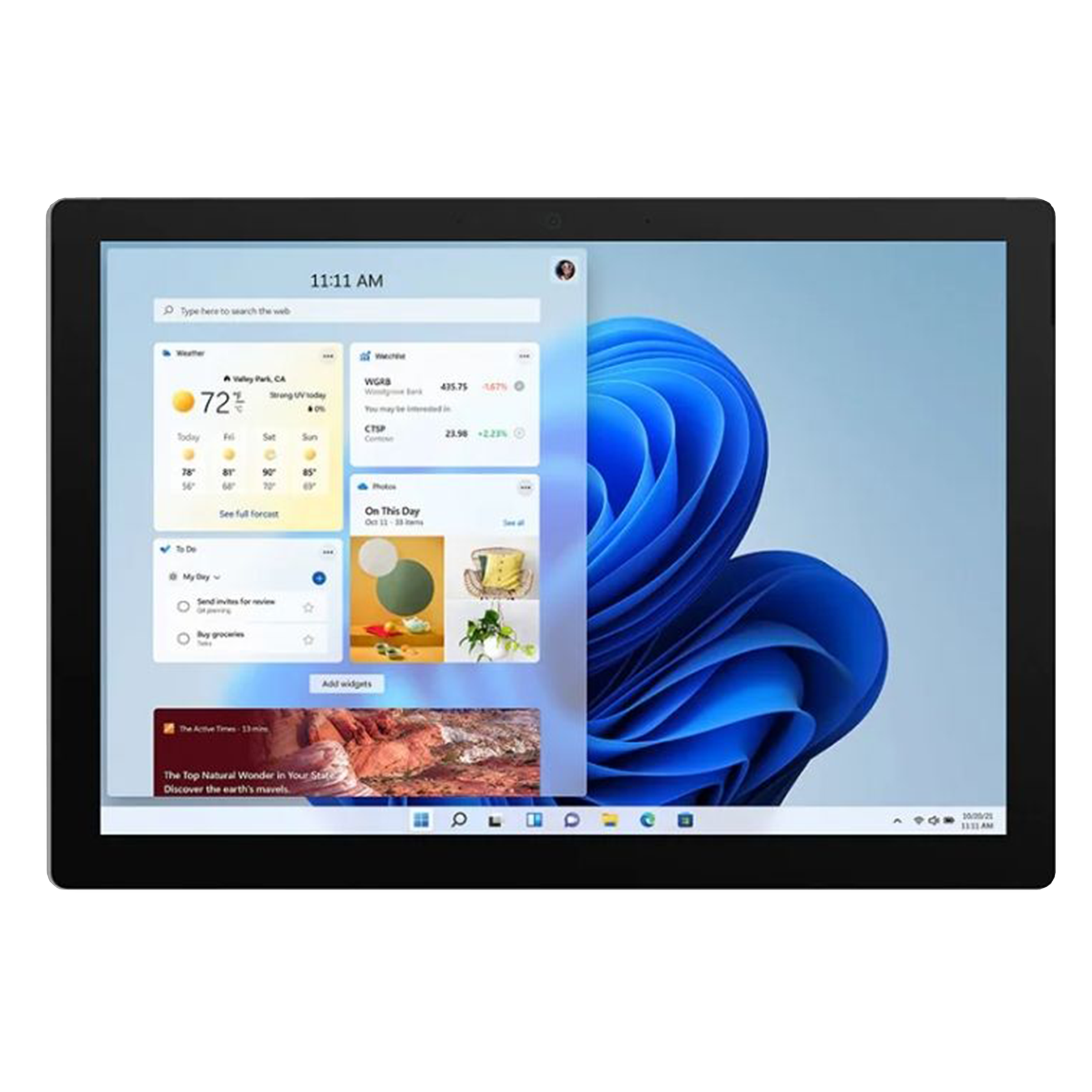 Microsoft Surface Pro7 Plus Wi-Fi + 4G Windows Tablet (12.3 Inch, 8GB RAM, 128GB ROM, Platinum)_1