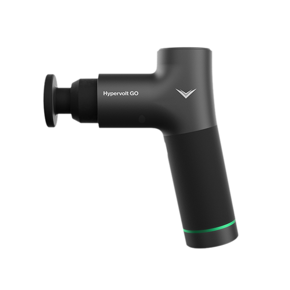 Hyperice Hypervolt Go Arm, Legs Massager (Patented QuietGlide Technology, 3 Speed Settings, 101314, Black)