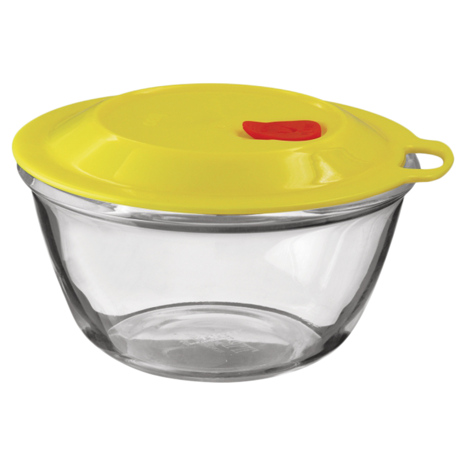 Treo 1 Litre Toughened Glass Mixing Bowl with Lid (Stain Resistant, DGWFFGB365ASSR0012, Transparent)_1