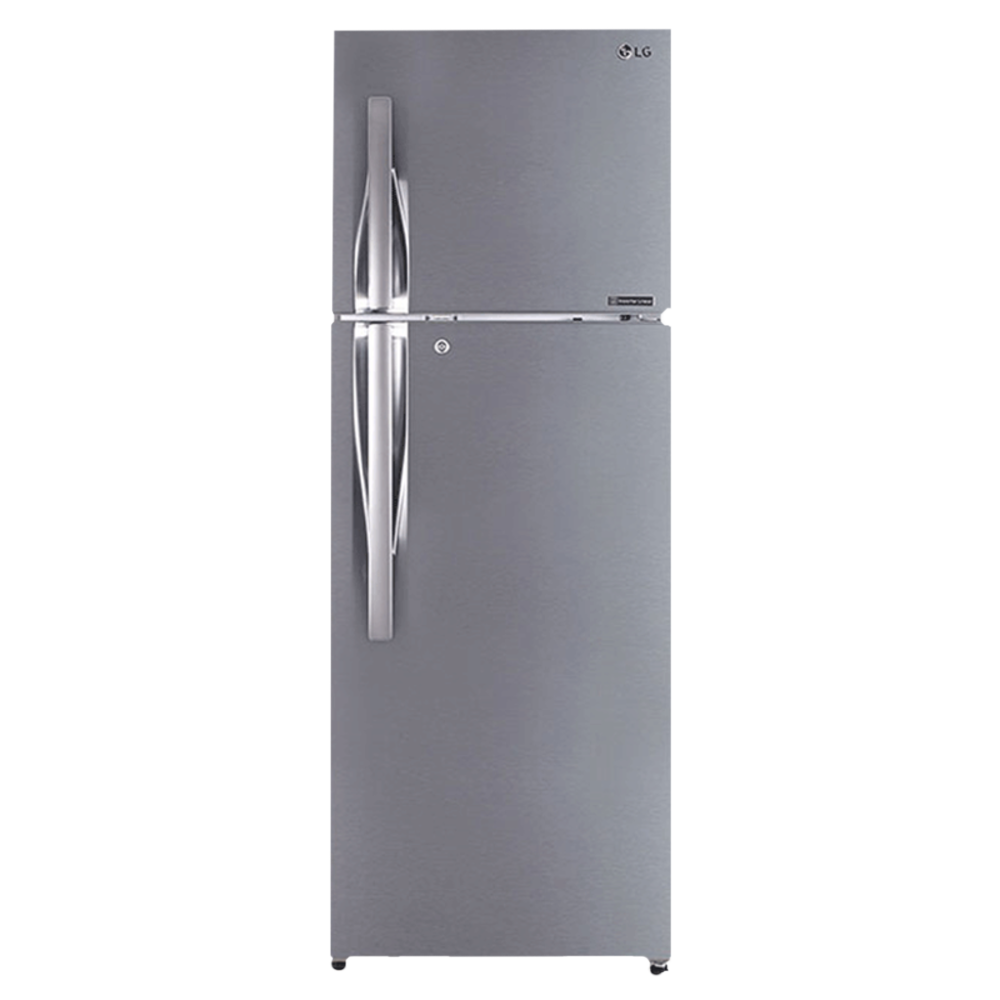 

LG 335 Litres 3 Star Frost Free Double Door Convertible Refrigerator with Door Cooling Plus Technology (GL-T372JPZ3.DPZZEB, Shiny Steel)