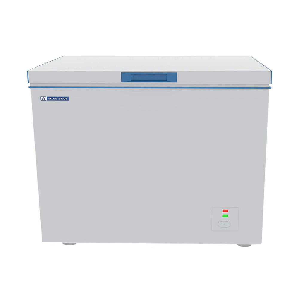 

Blue Star 285 Litres Single Door Deep Freezer (High Density PUF Insulation, CHFSD300DGSW, White)