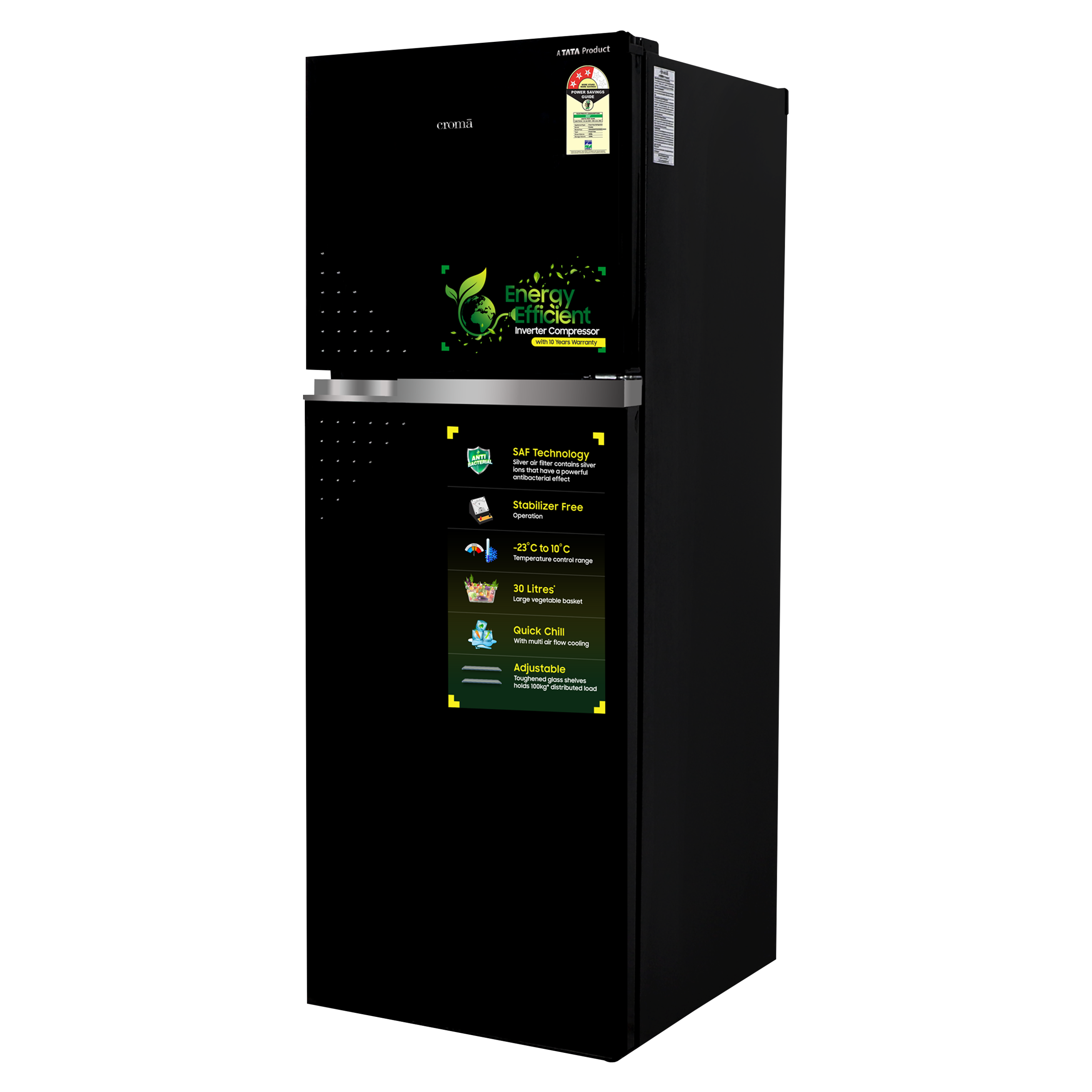 croma 259 litre fridge