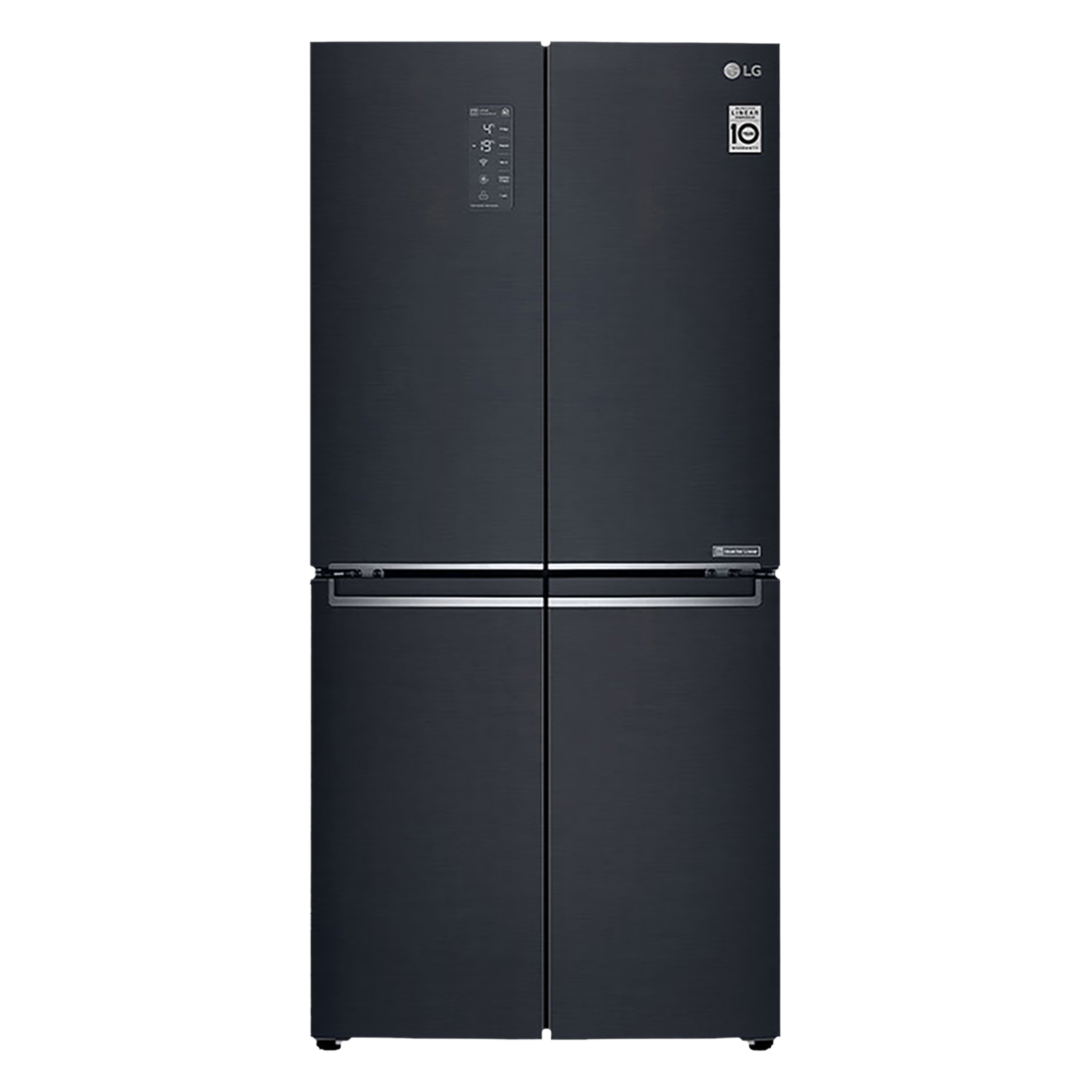 

LG 594 Litres Frost Free Side by Side Door Smart Wi-Fi Enabled Refrigerator with Multi Air Flow System (GC-B22FTQPL.AMCQEB, Matte Black)
