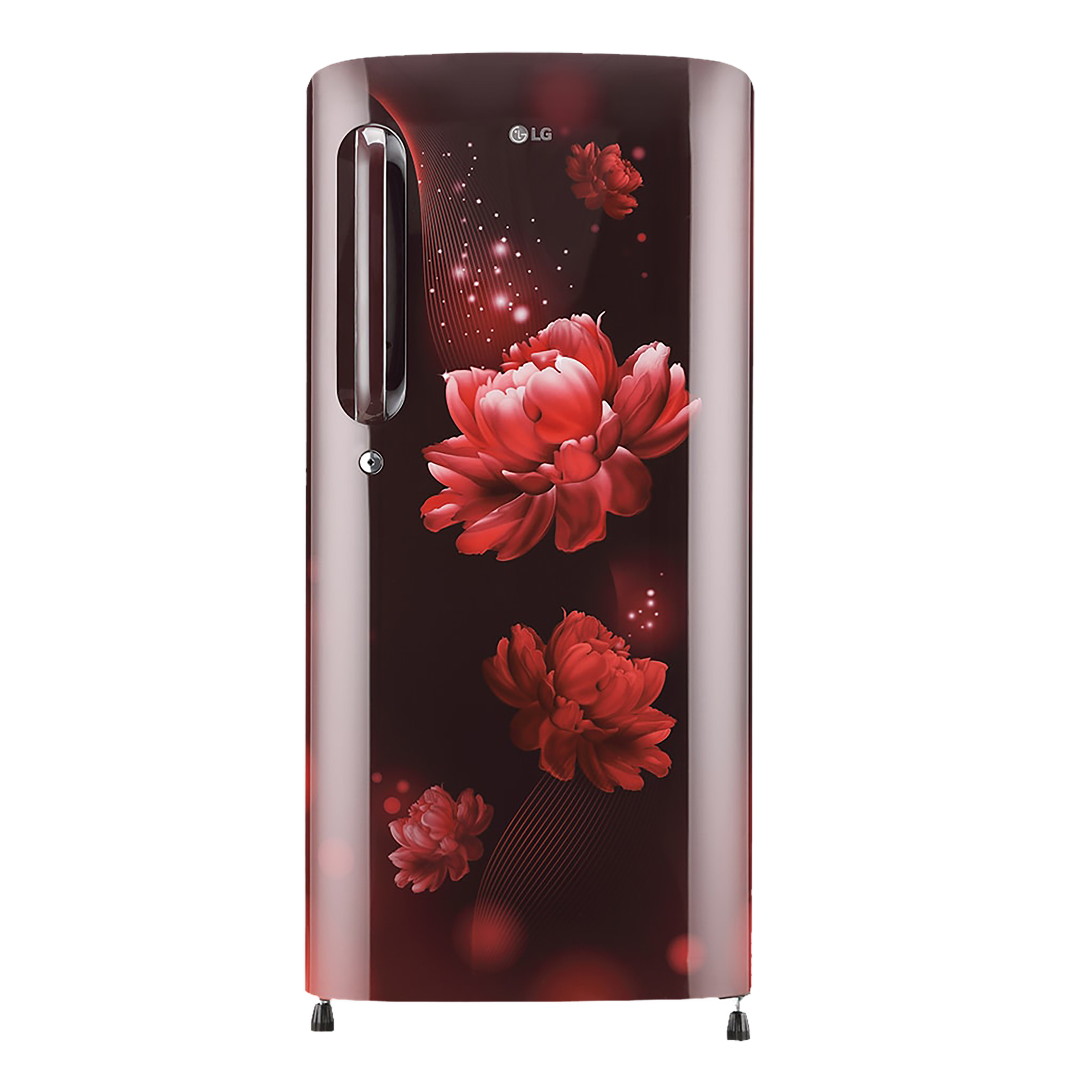 

LG 190 Litres 3 Star Direct Cool Single Door Refrigerator with Stabilizer Free Operation (GL-B201ASCD.ASCZEB, Scarlet Charm)