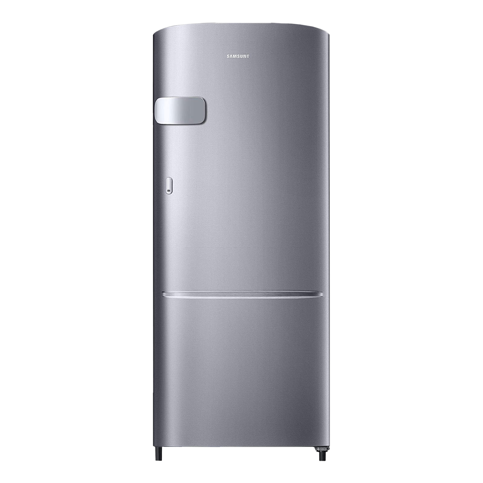 

SAMSUNG Stylish Grande 192 Litres 2 Star Direct Cool Single Door Refrigerator with Anti-Bacterial Gasket (RR20A2Y1BS8/NL, Elegant Inox), No color