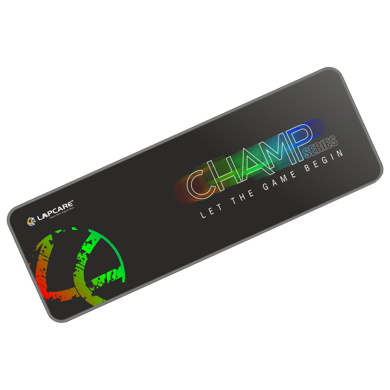 LAPCARE LMP-501 Gaming Mouse Pad (Anti Skid Rubber Base, LOMPCH8037, Black)